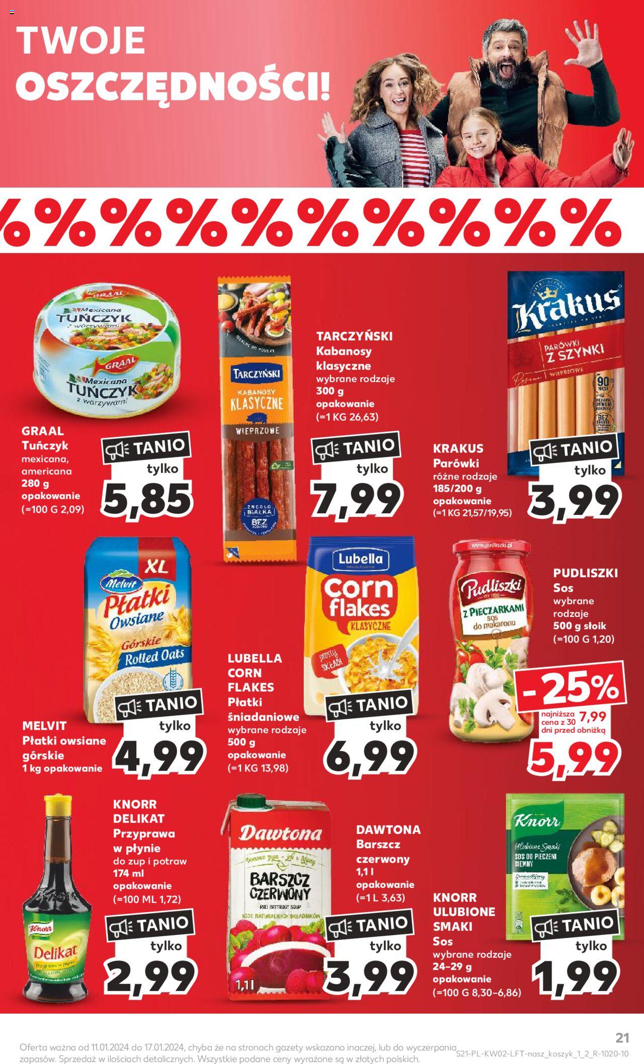 KAUFLAND gazetka ważna od 11.01.2024 do 17.01.2024 strona 21