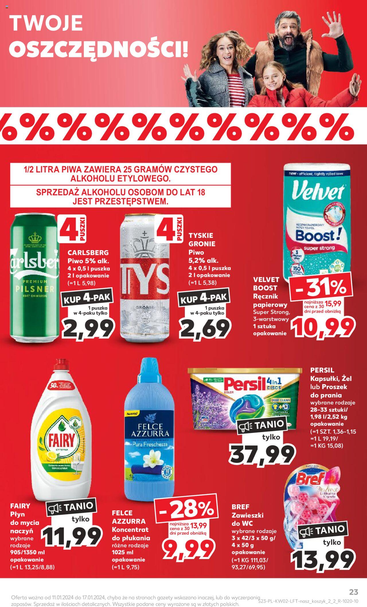 KAUFLAND gazetka ważna od 11.01.2024 do 17.01.2024 strona 23