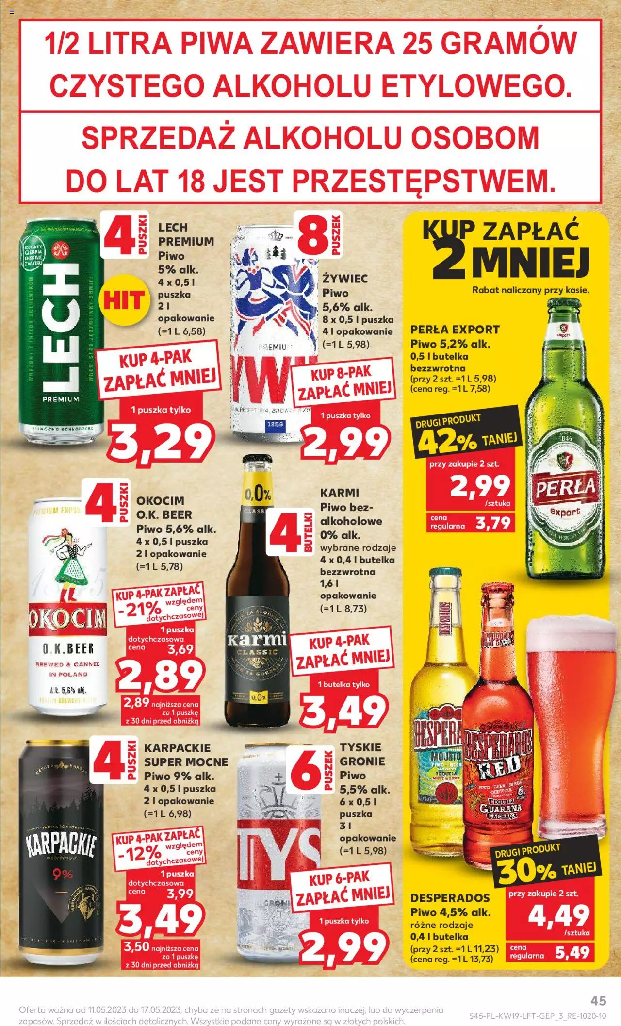 KAUFLAND gazetka ważna od  11.05.2023 do 17.05.2023 strona 45