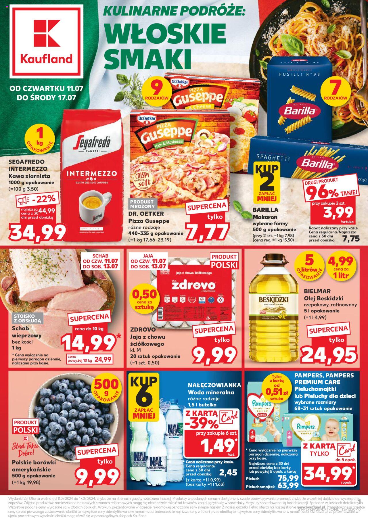 KAUFLAND gazetka ważna od 11.07.2024 do 17.07.2024 strona 1