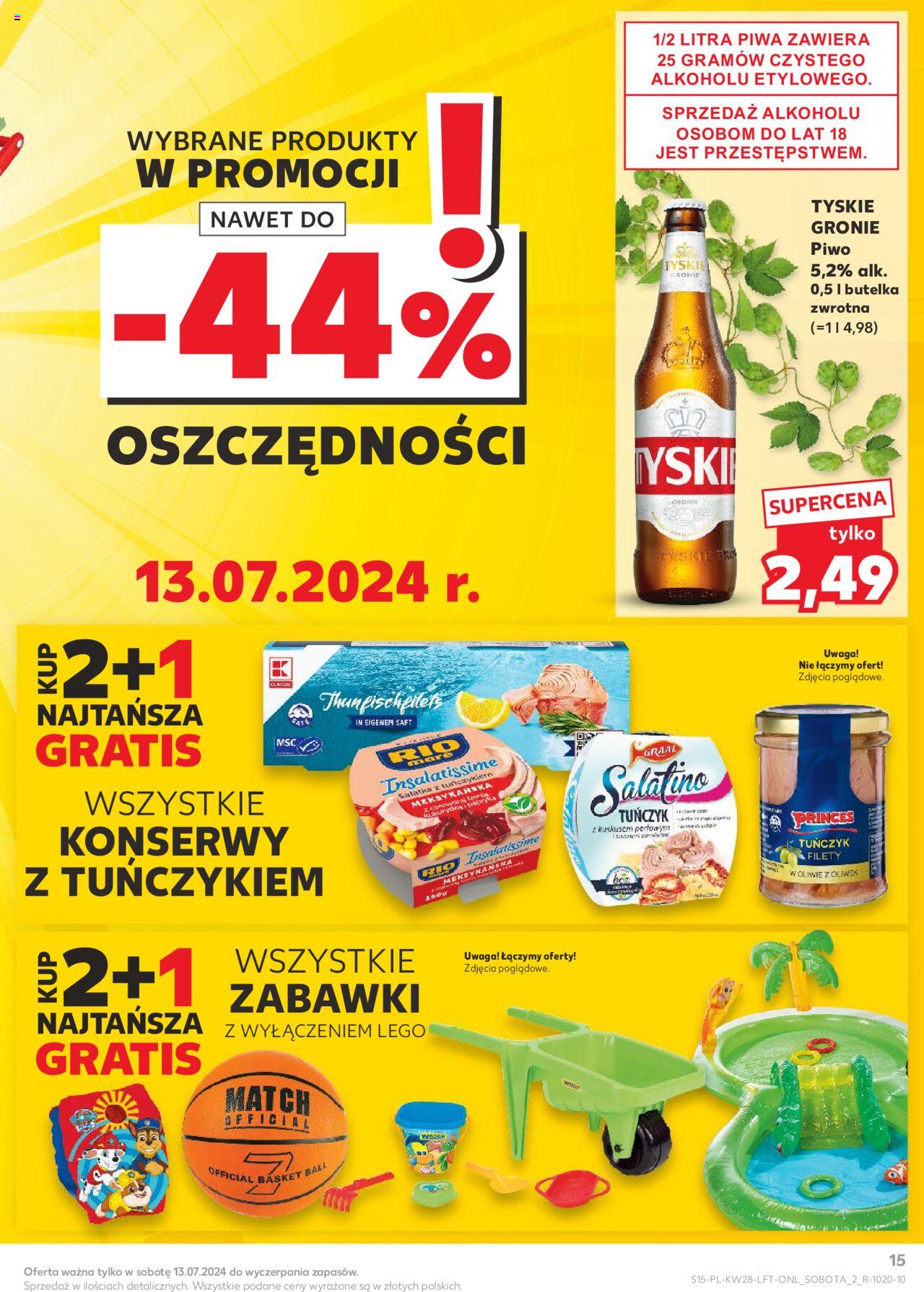 KAUFLAND gazetka ważna od 11.07.2024 do 17.07.2024 strona 15