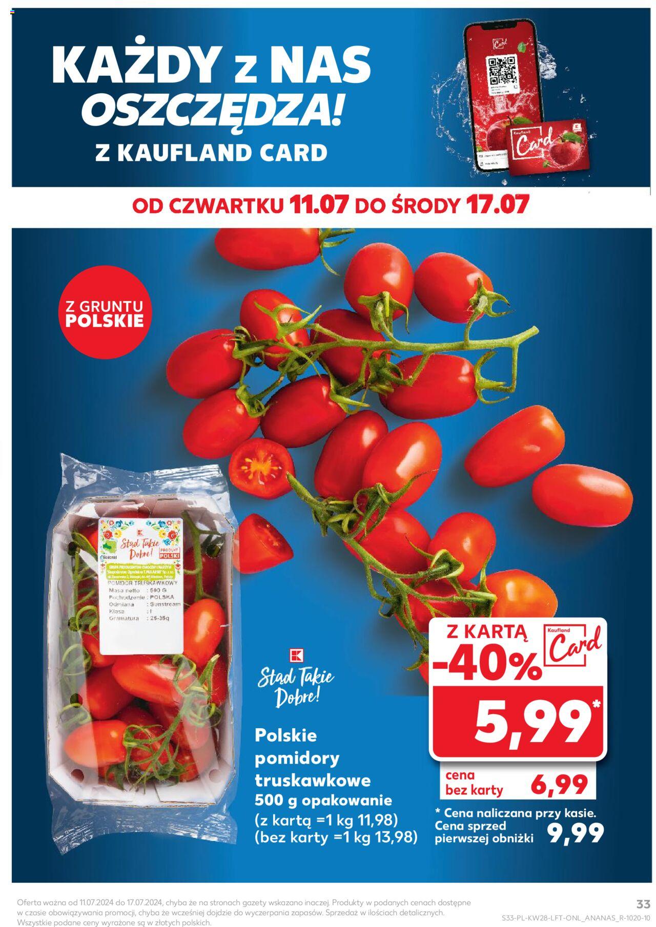KAUFLAND gazetka ważna od 11.07.2024 do 17.07.2024 strona 33