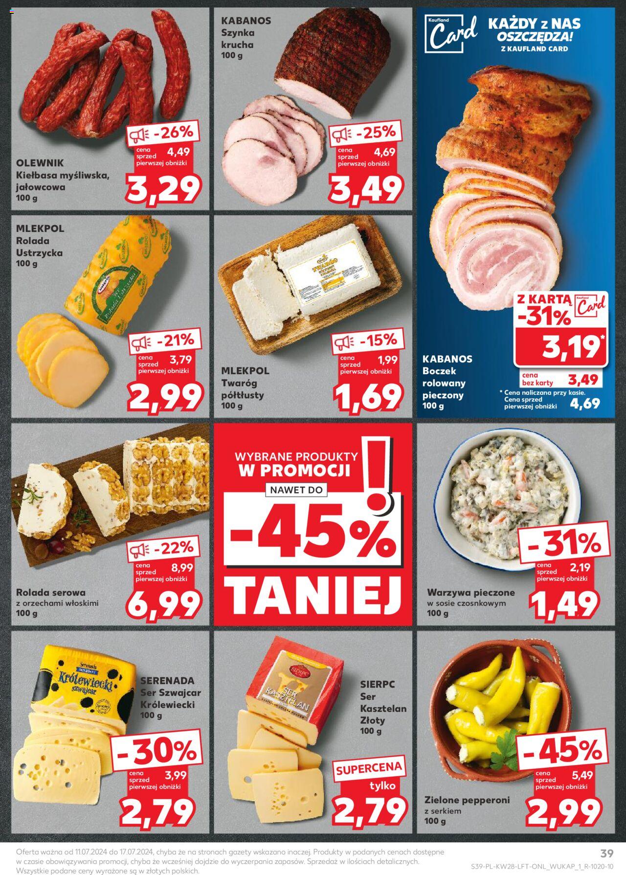 KAUFLAND gazetka ważna od 11.07.2024 do 17.07.2024 strona 39