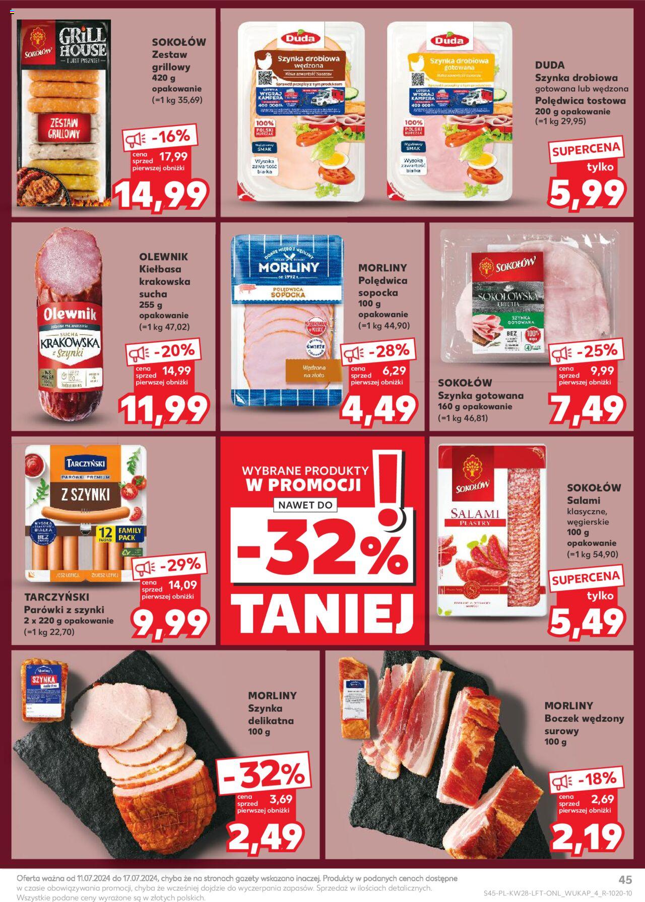 KAUFLAND gazetka ważna od 11.07.2024 do 17.07.2024 strona 45