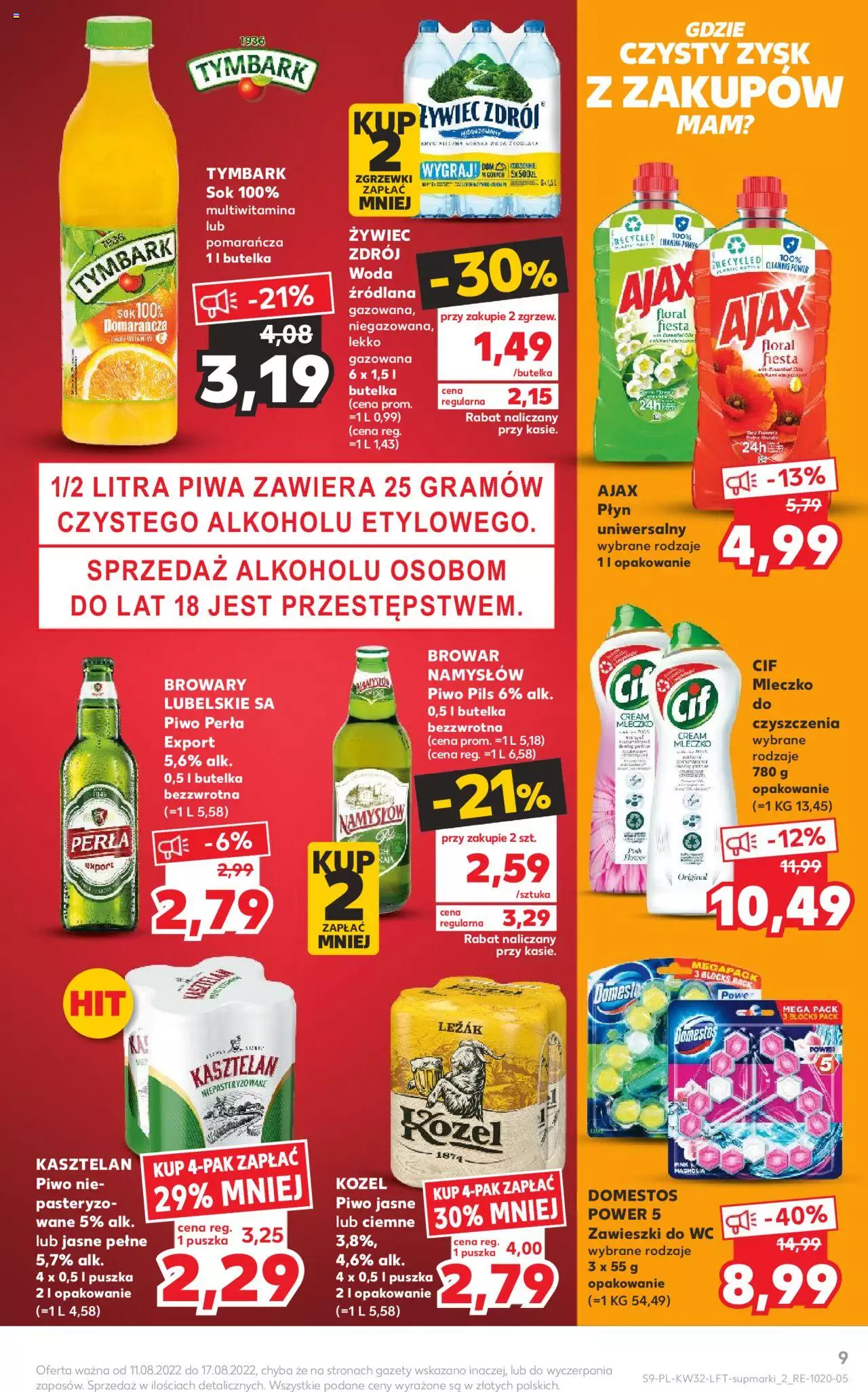 Kaufland gazetka ważna od 11.08.2022 do 17.08.2022 strona 9