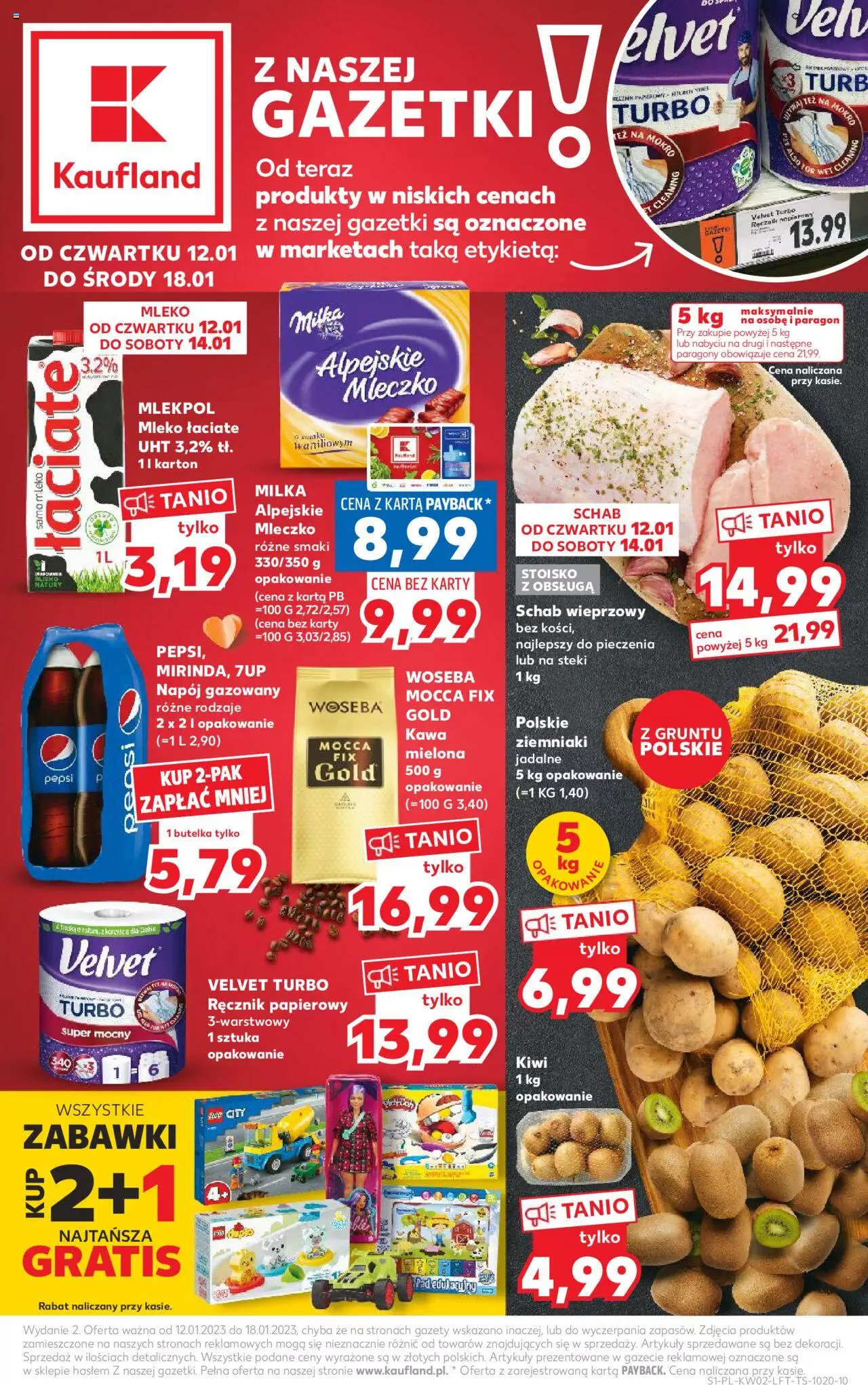 KAUFLAND gazetka ważna od  12.01.2023 do 18.01.2023 strona 1