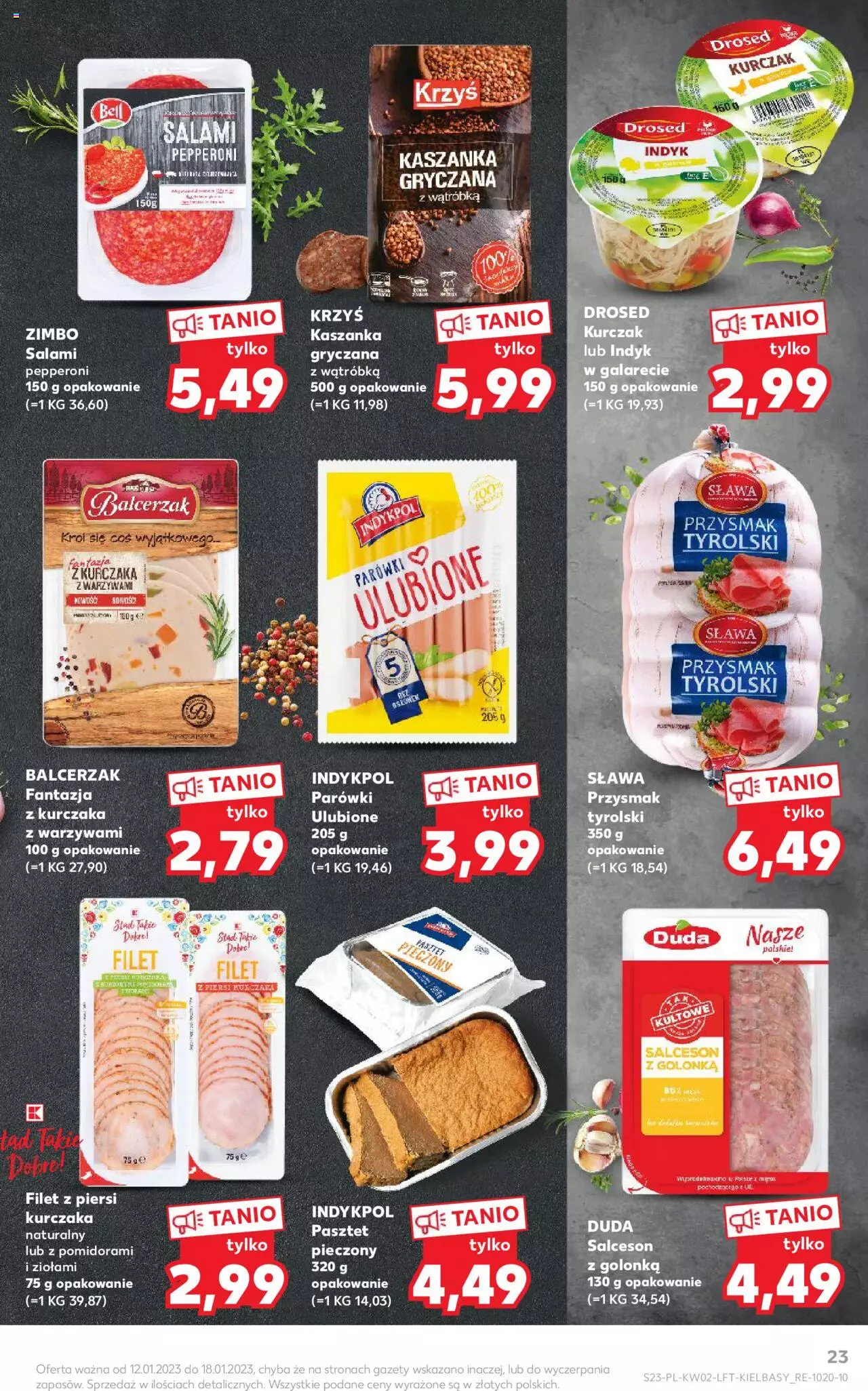 KAUFLAND gazetka ważna od  12.01.2023 do 18.01.2023 strona 23