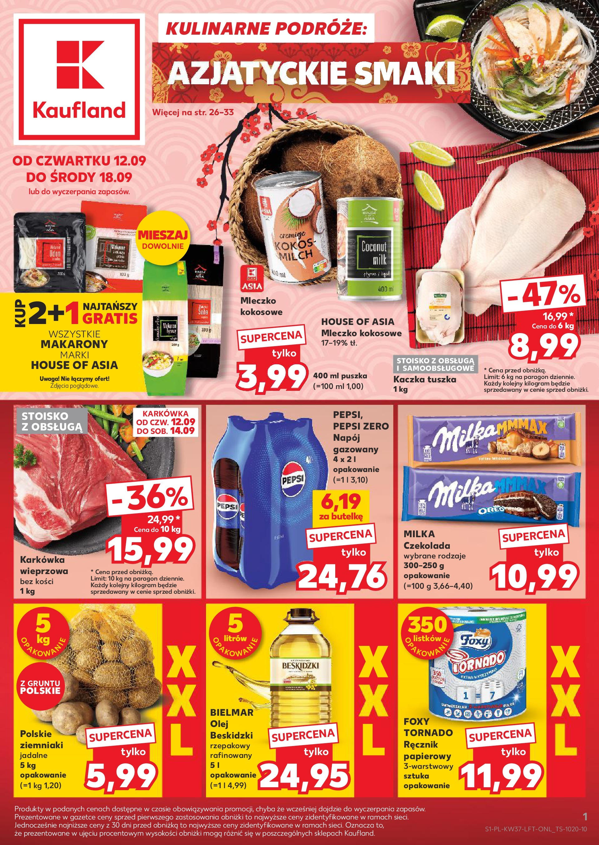KAUFLAND gazetka ważna od 12.09.2024 do 18.09.2024 strona 1