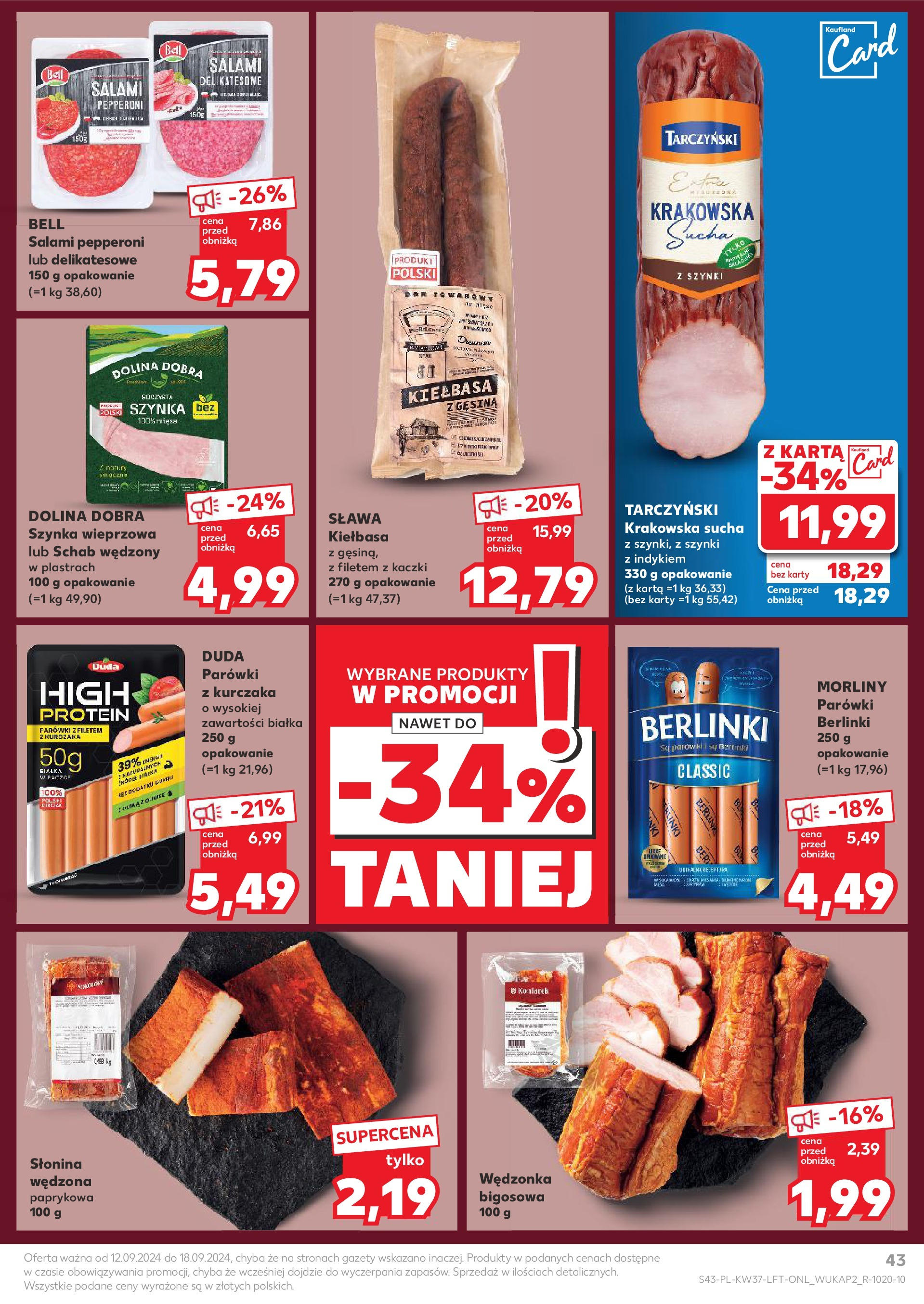 KAUFLAND gazetka ważna od 12.09.2024 do 18.09.2024 strona 43