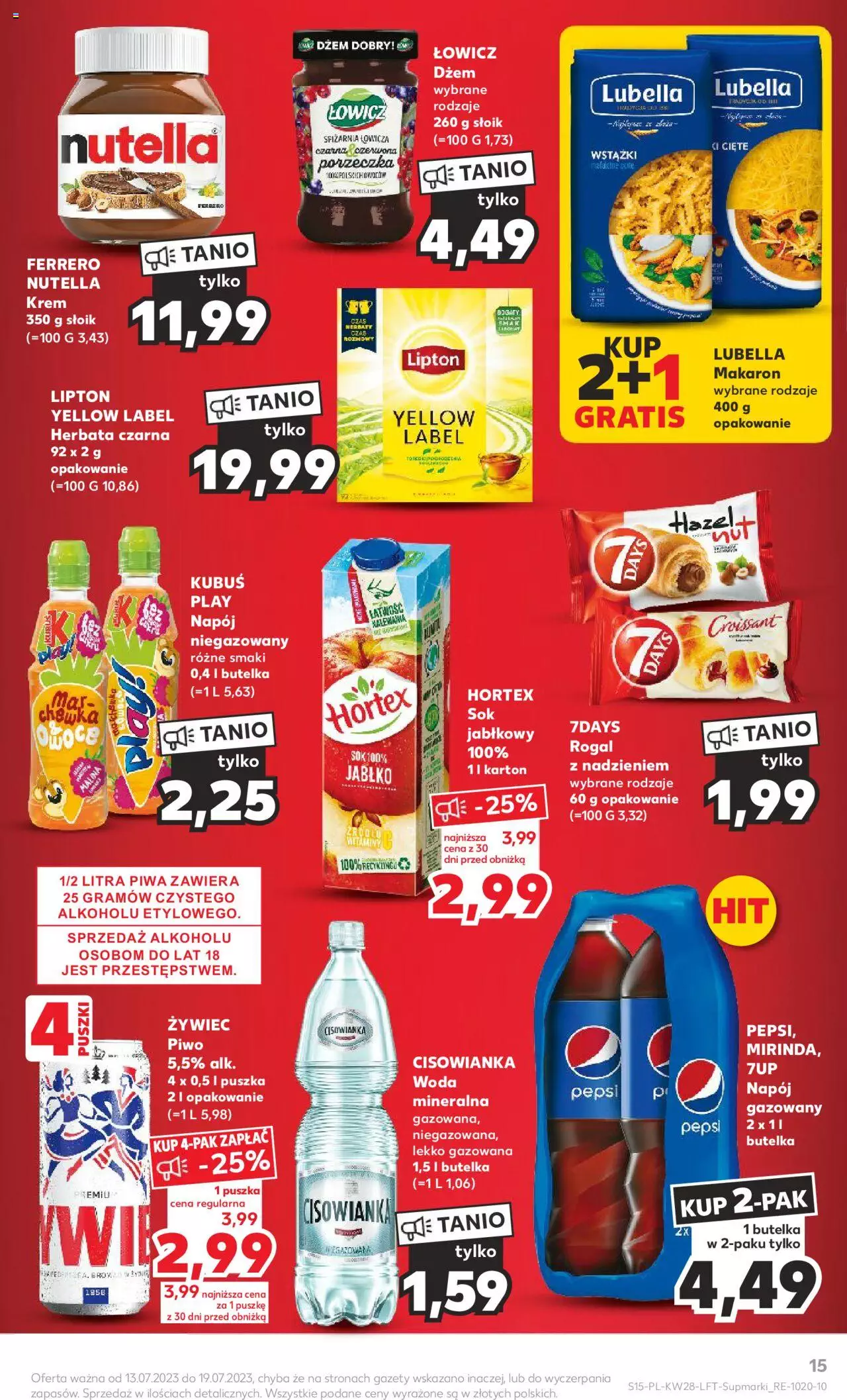 KAUFLAND gazetka ważna od 13.07.2023 do 19.07.2023 strona 15