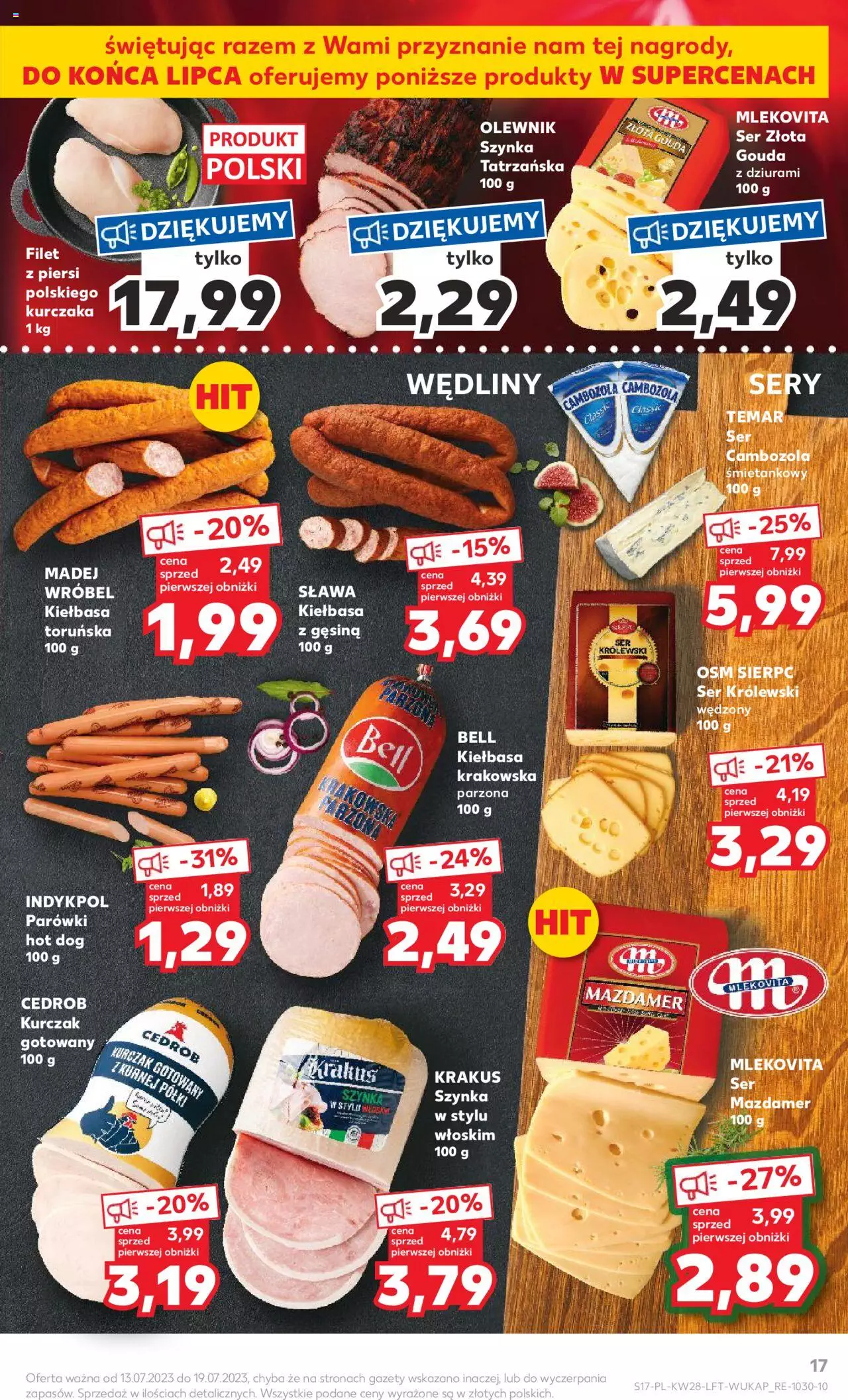 KAUFLAND gazetka ważna od 13.07.2023 do 19.07.2023 strona 17