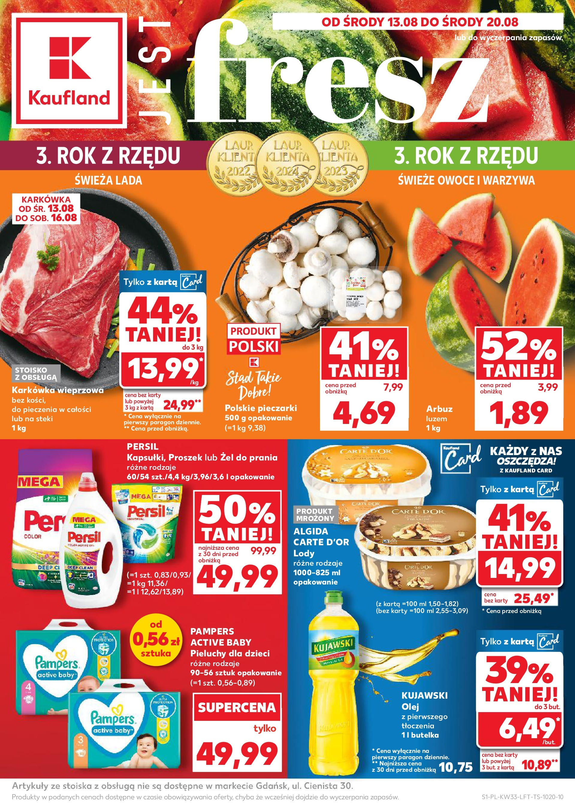 KAUFLAND gazetka ważna od 13.08.2025 do 20.08.2025 strona 1