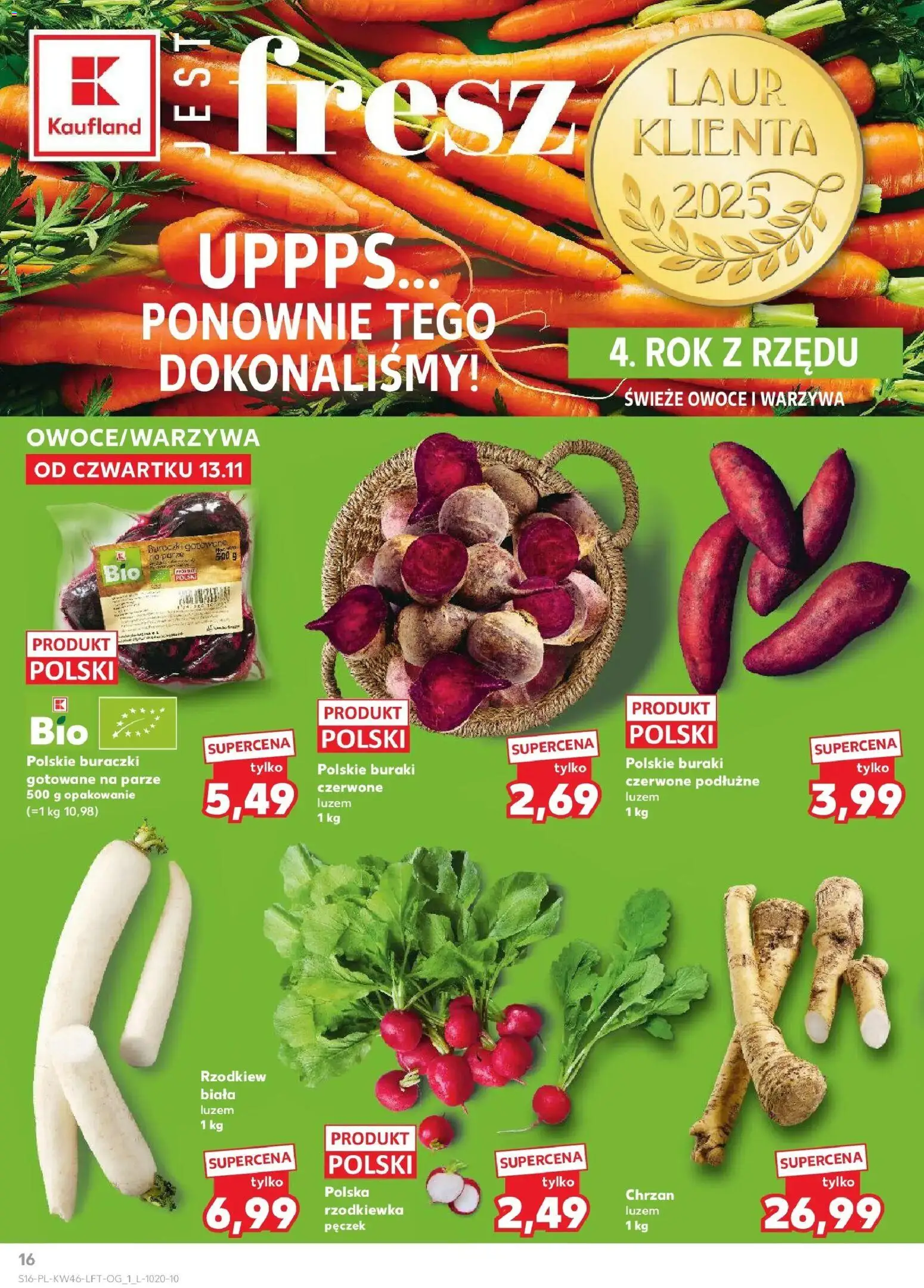 Kaufland gazetka ważna od 13.11.2025 do 19.11.2025 strona 16