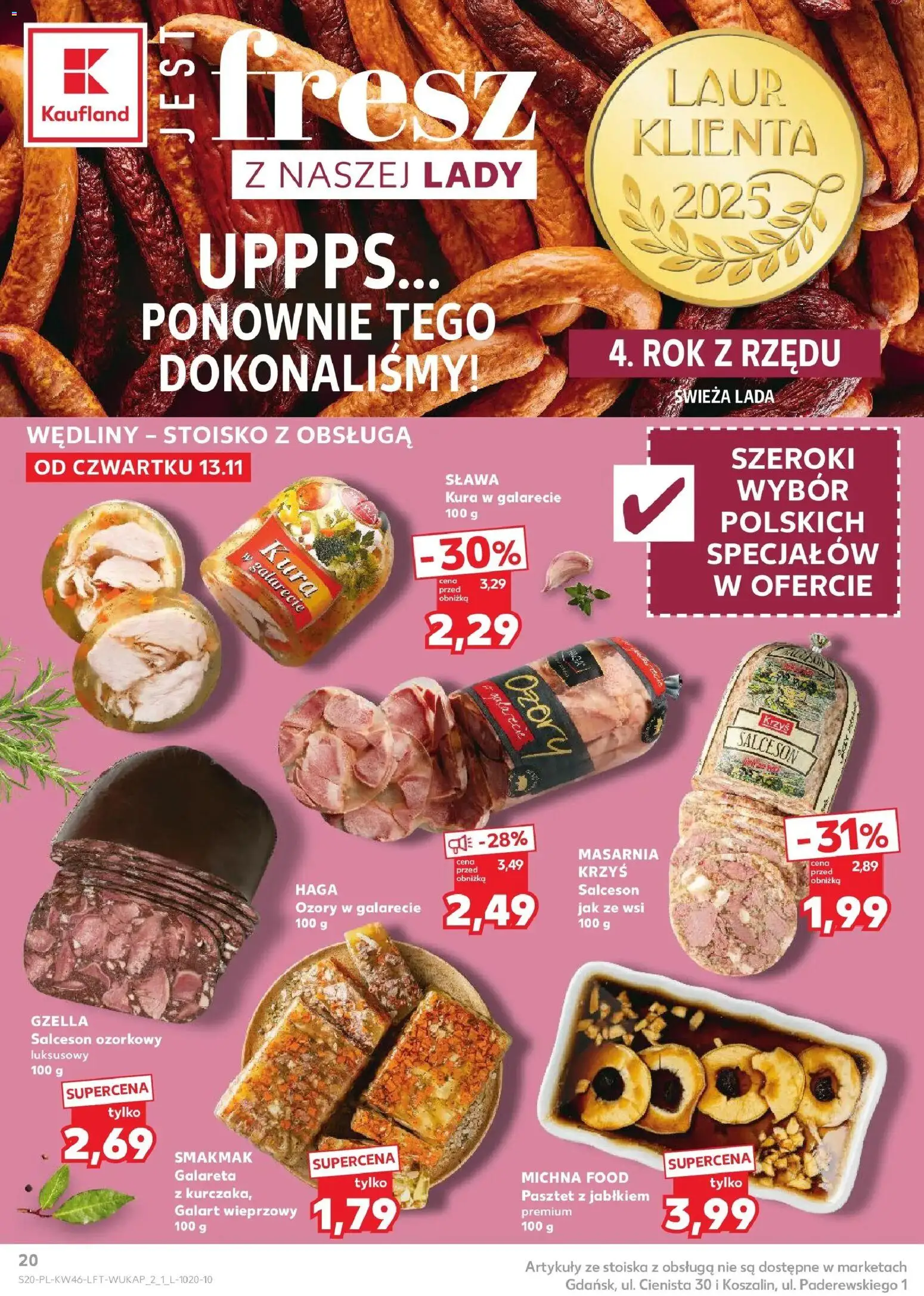 Kaufland gazetka ważna od 13.11.2025 do 19.11.2025 strona 20