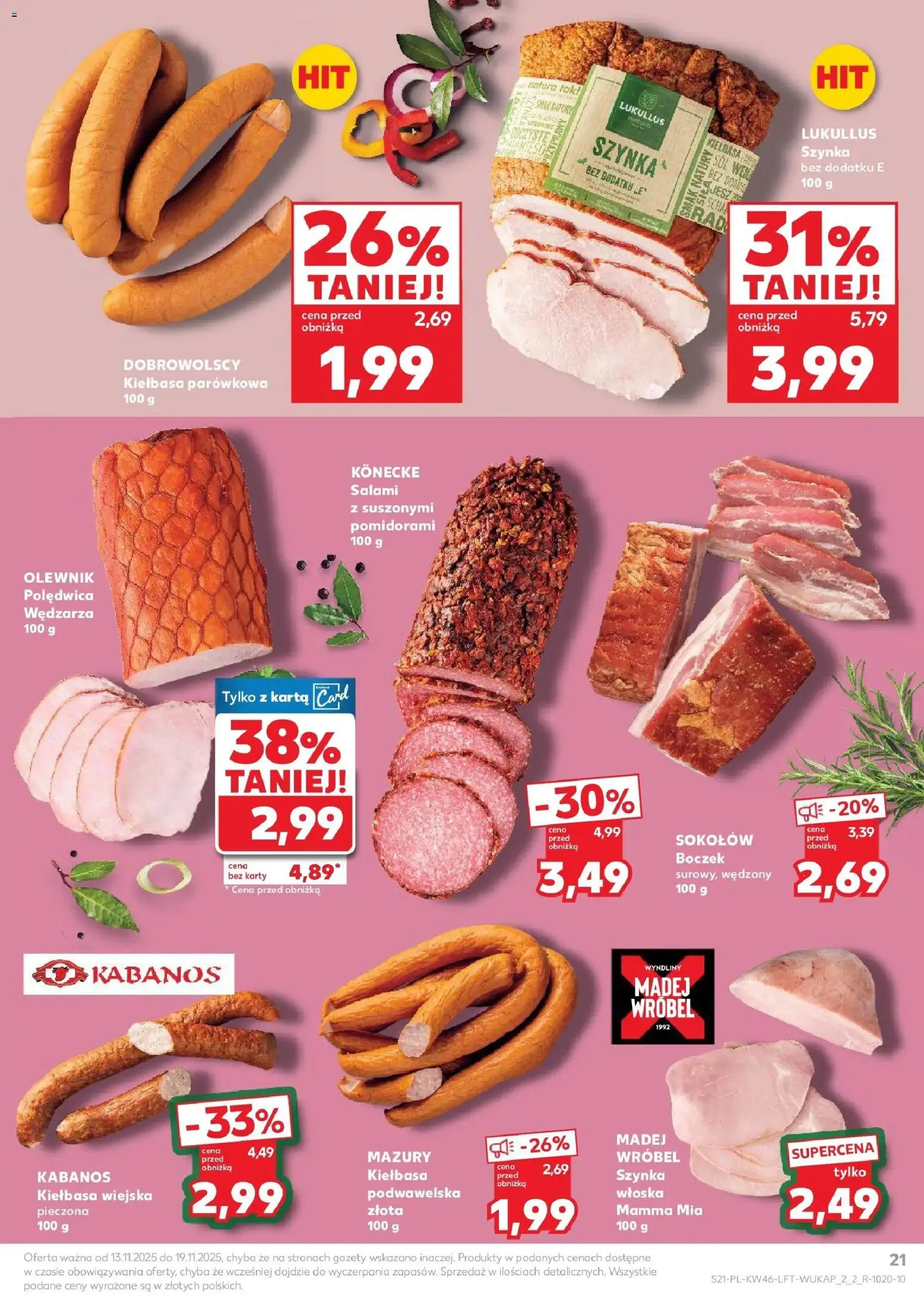 Kaufland gazetka ważna od 13.11.2025 do 19.11.2025 strona 21