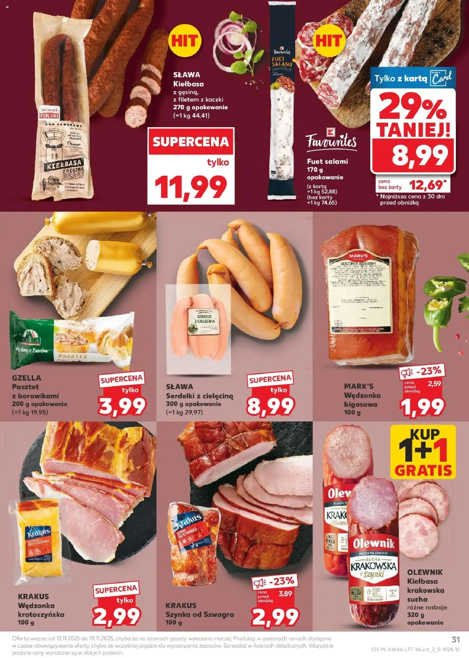 Kaufland gazetka ważna od 13.11.2025 do 19.11.2025 strona 31