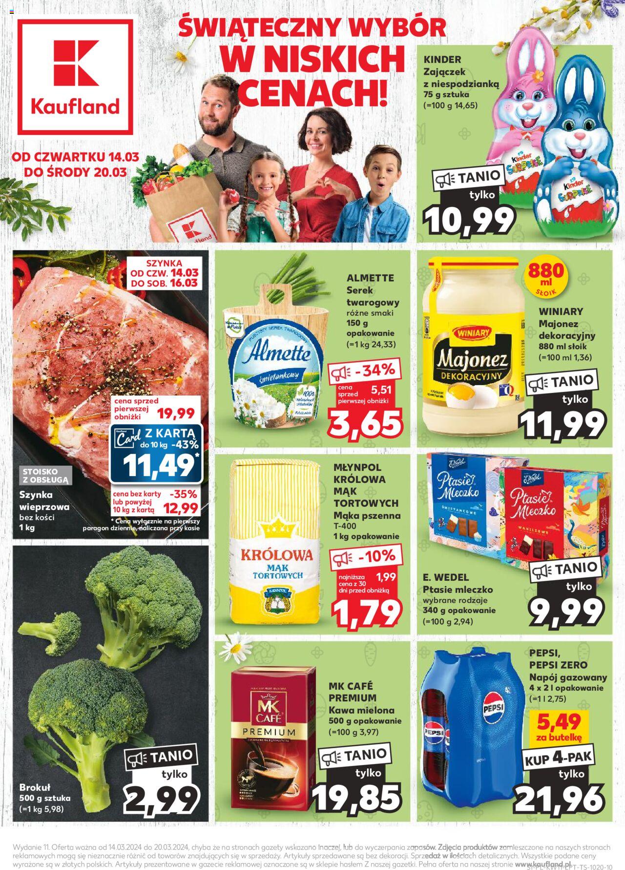 KAUFLAND gazetka ważna od 14.03.2024 do 20.03.2024 strona 1