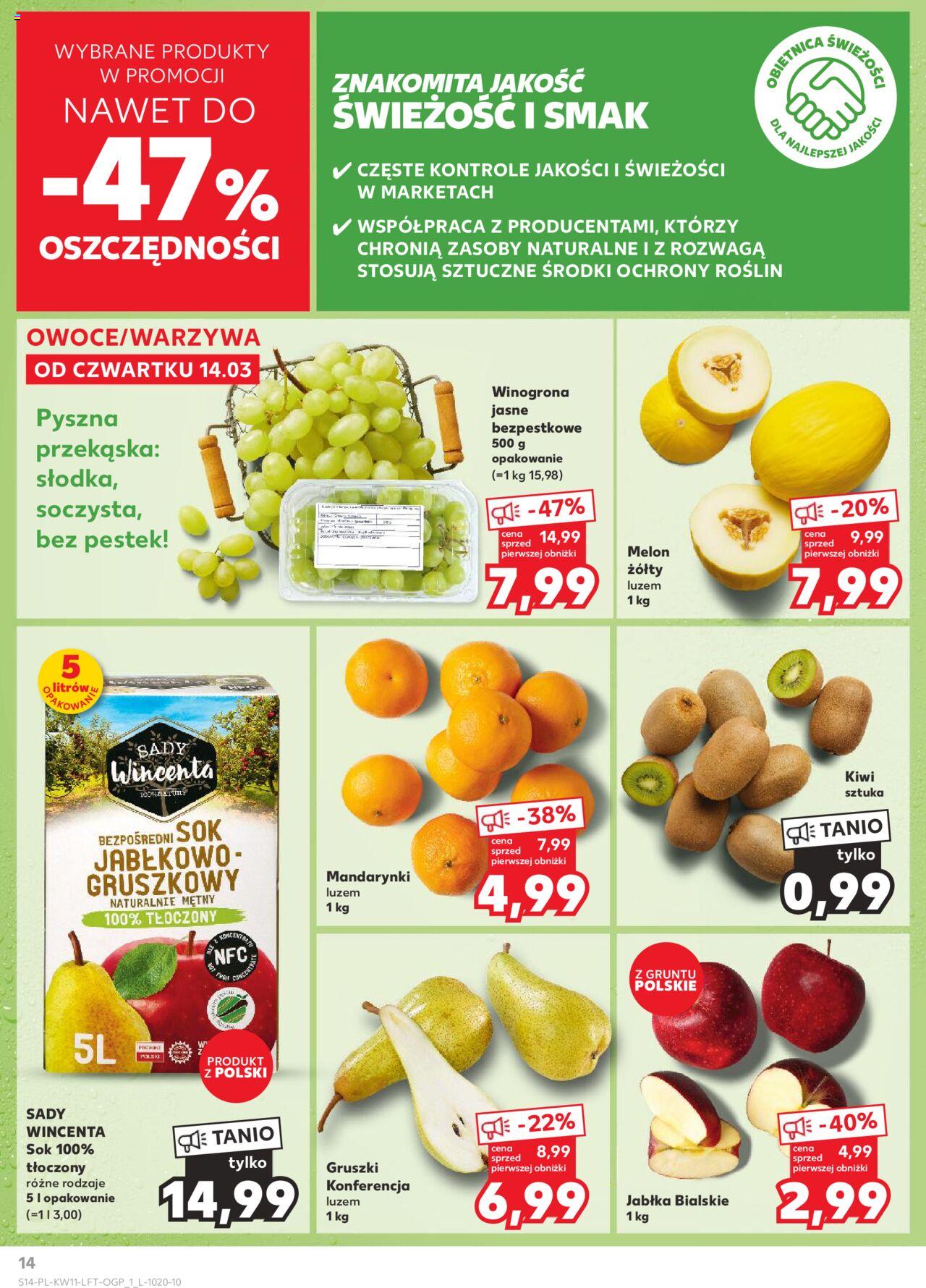 KAUFLAND gazetka ważna od 14.03.2024 do 20.03.2024 strona 14