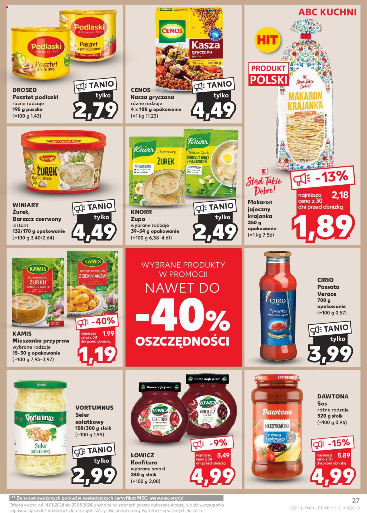 KAUFLAND gazetka ważna od 14.03.2024 do 20.03.2024 strona 27
