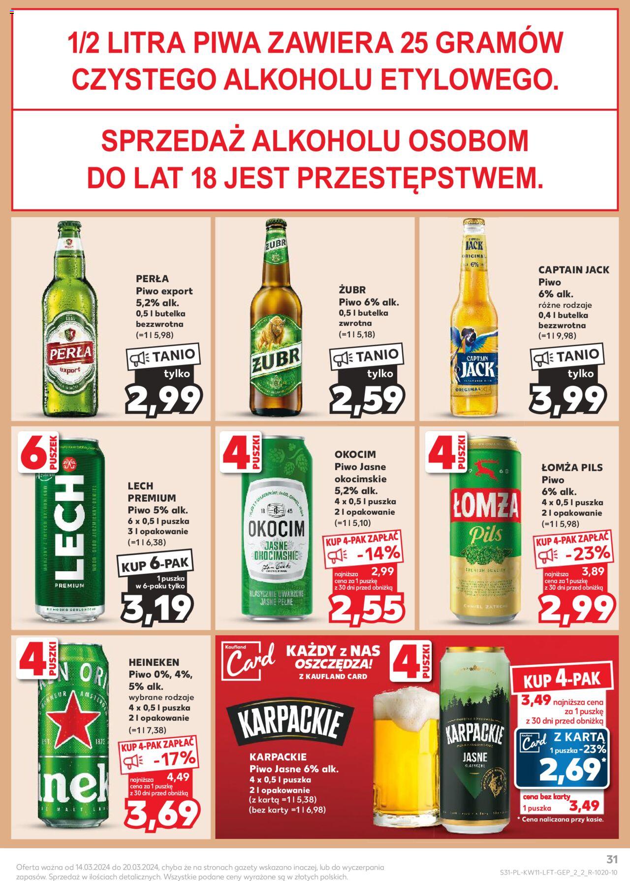 KAUFLAND gazetka ważna od 14.03.2024 do 20.03.2024 strona 31