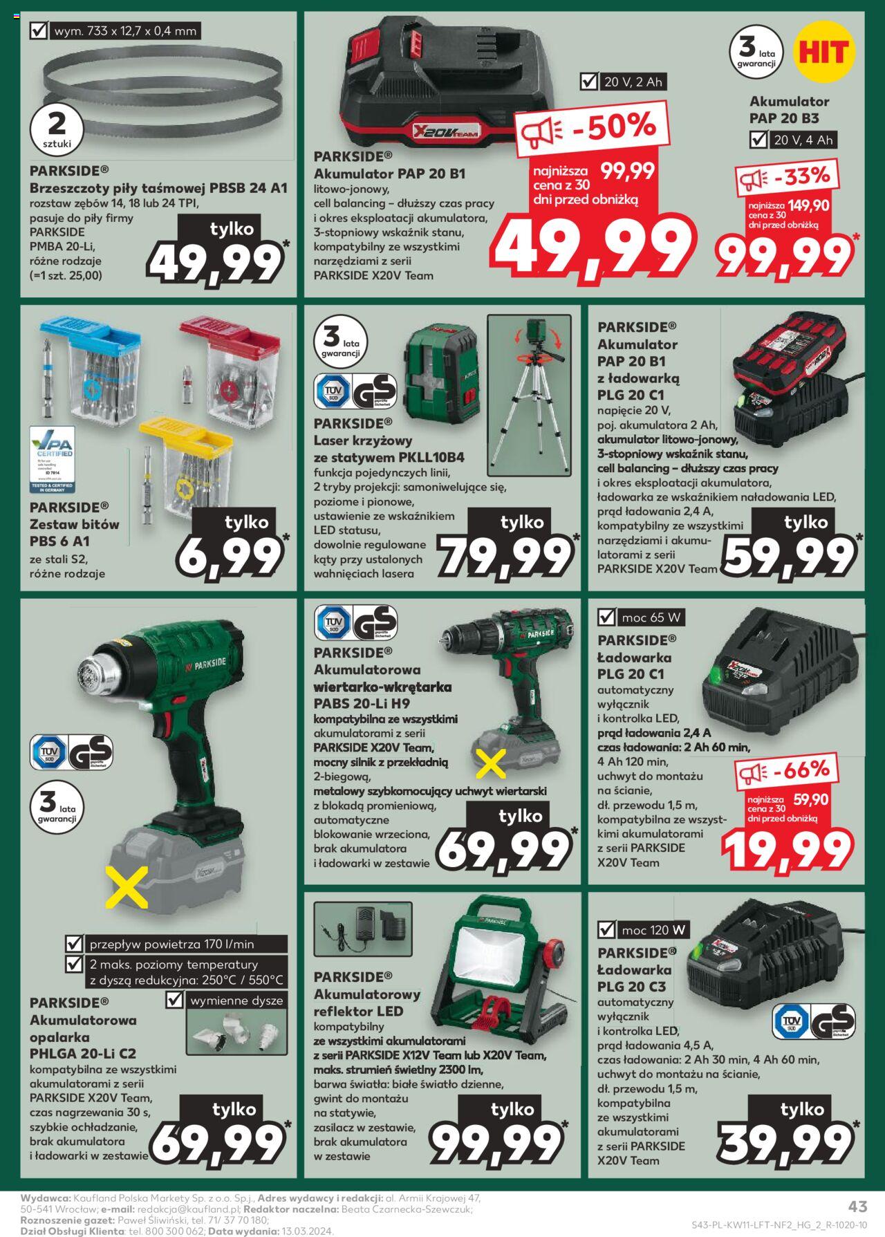 KAUFLAND gazetka ważna od 14.03.2024 do 20.03.2024 strona 43