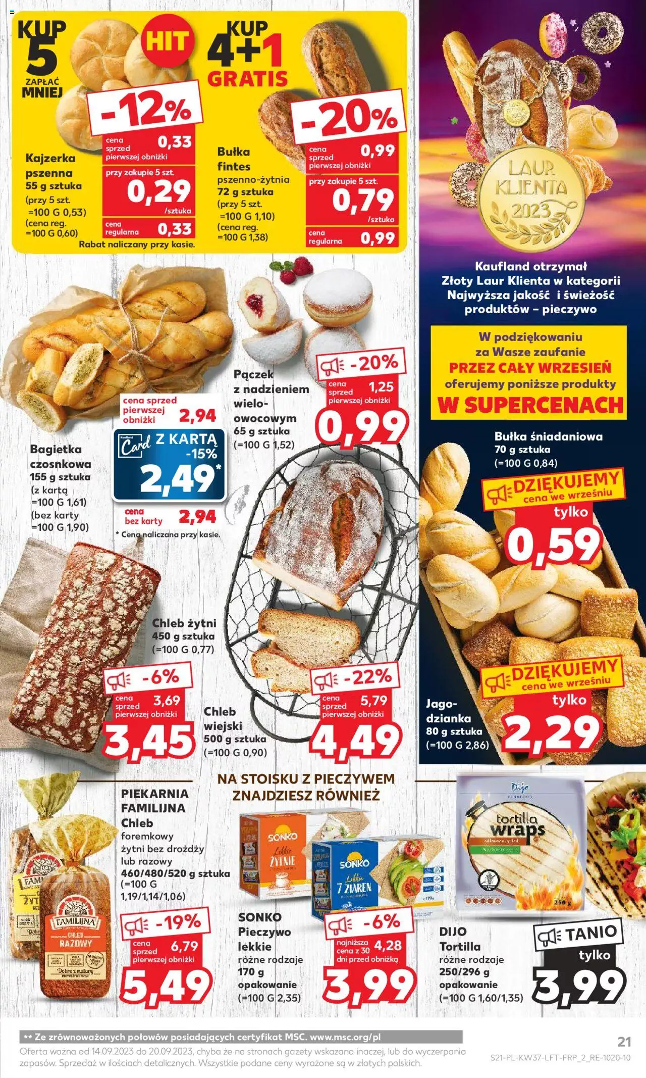 KAUFLAND gazetka ważna od 14.09.2023 do 20.09.2023 strona 21