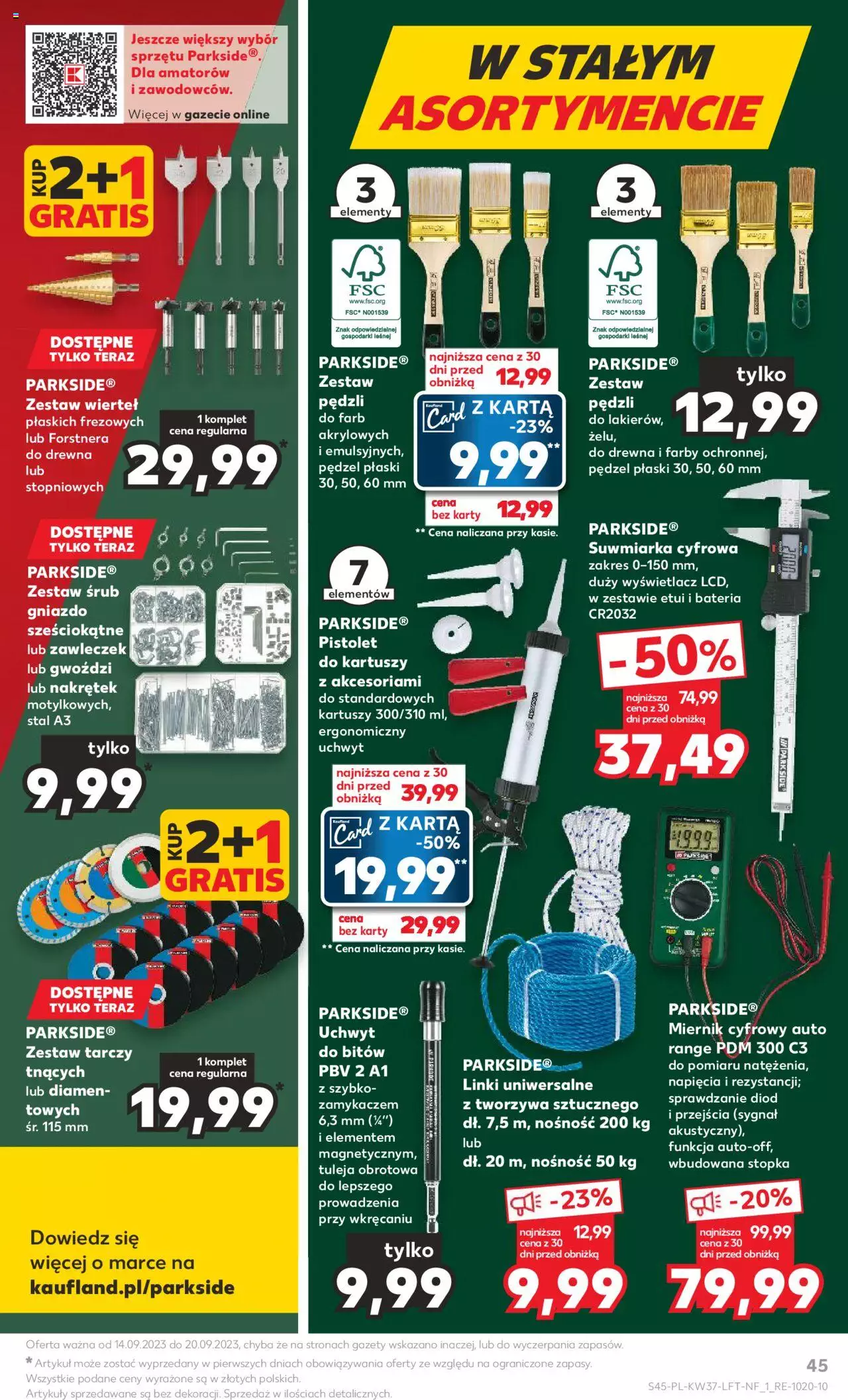 KAUFLAND gazetka ważna od 14.09.2023 do 20.09.2023 strona 45
