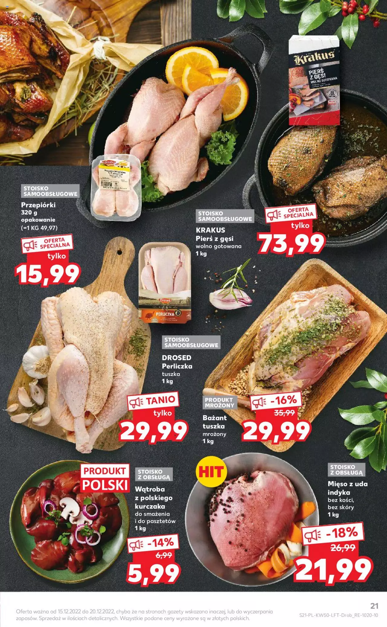 KAUFLAND gazetka ważna od 15.12.2022 do 20.12.2022 strona 21