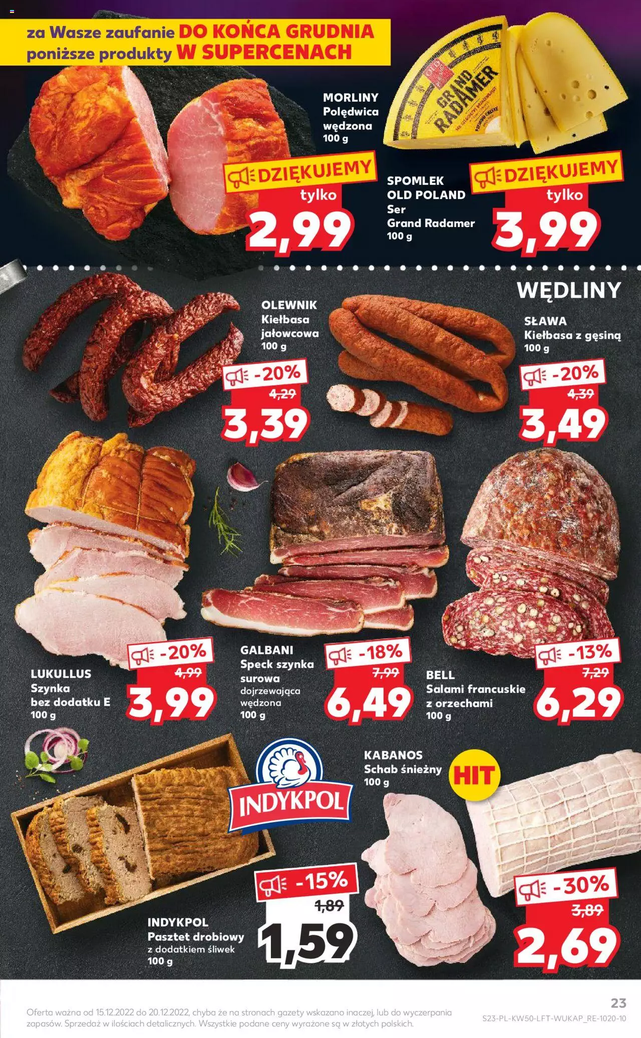 KAUFLAND gazetka ważna od 15.12.2022 do 20.12.2022 strona 23