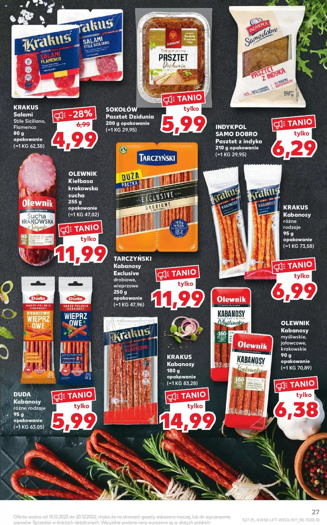 KAUFLAND gazetka ważna od 15.12.2022 do 20.12.2022 strona 27