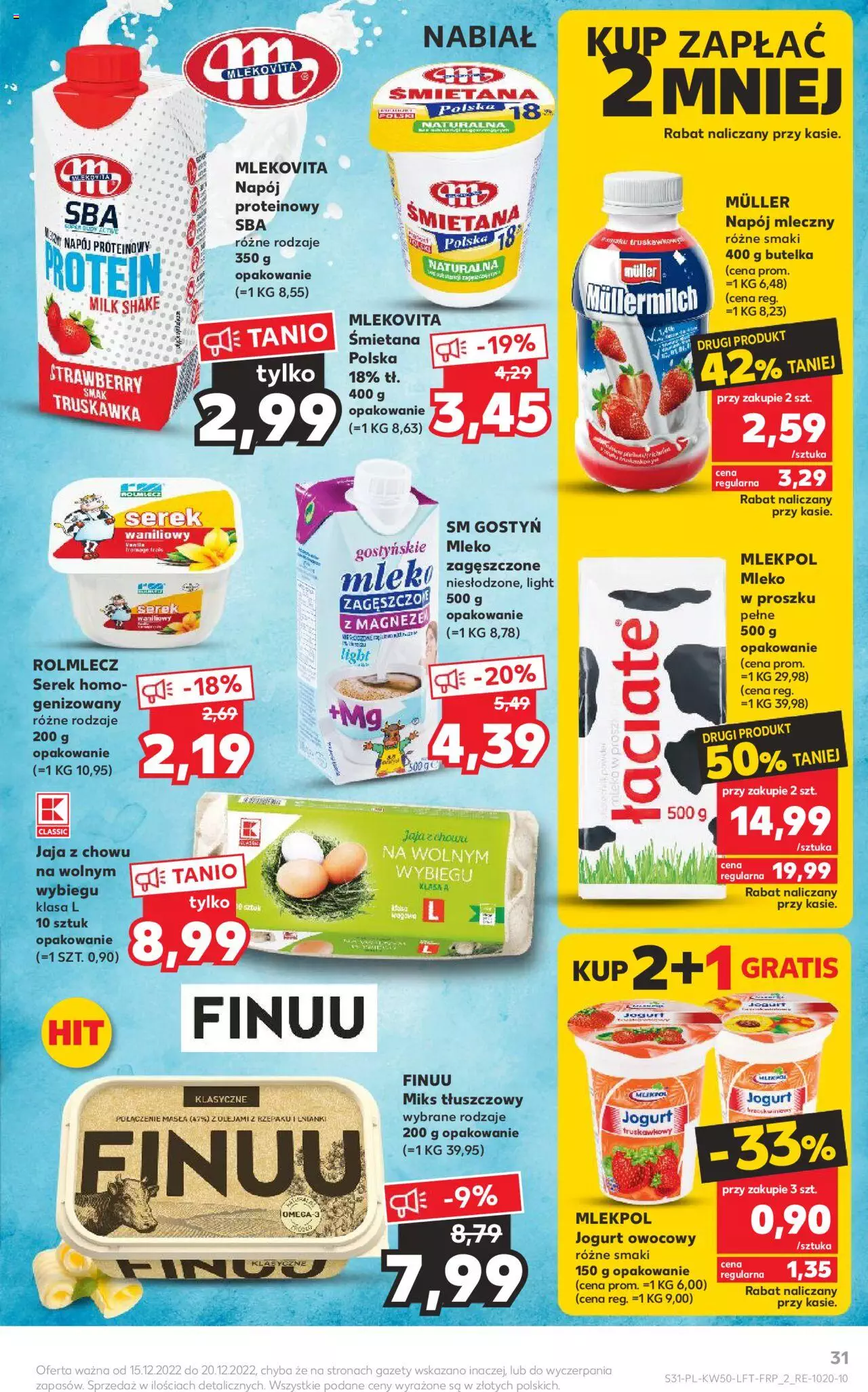 KAUFLAND gazetka ważna od 15.12.2022 do 20.12.2022 strona 31