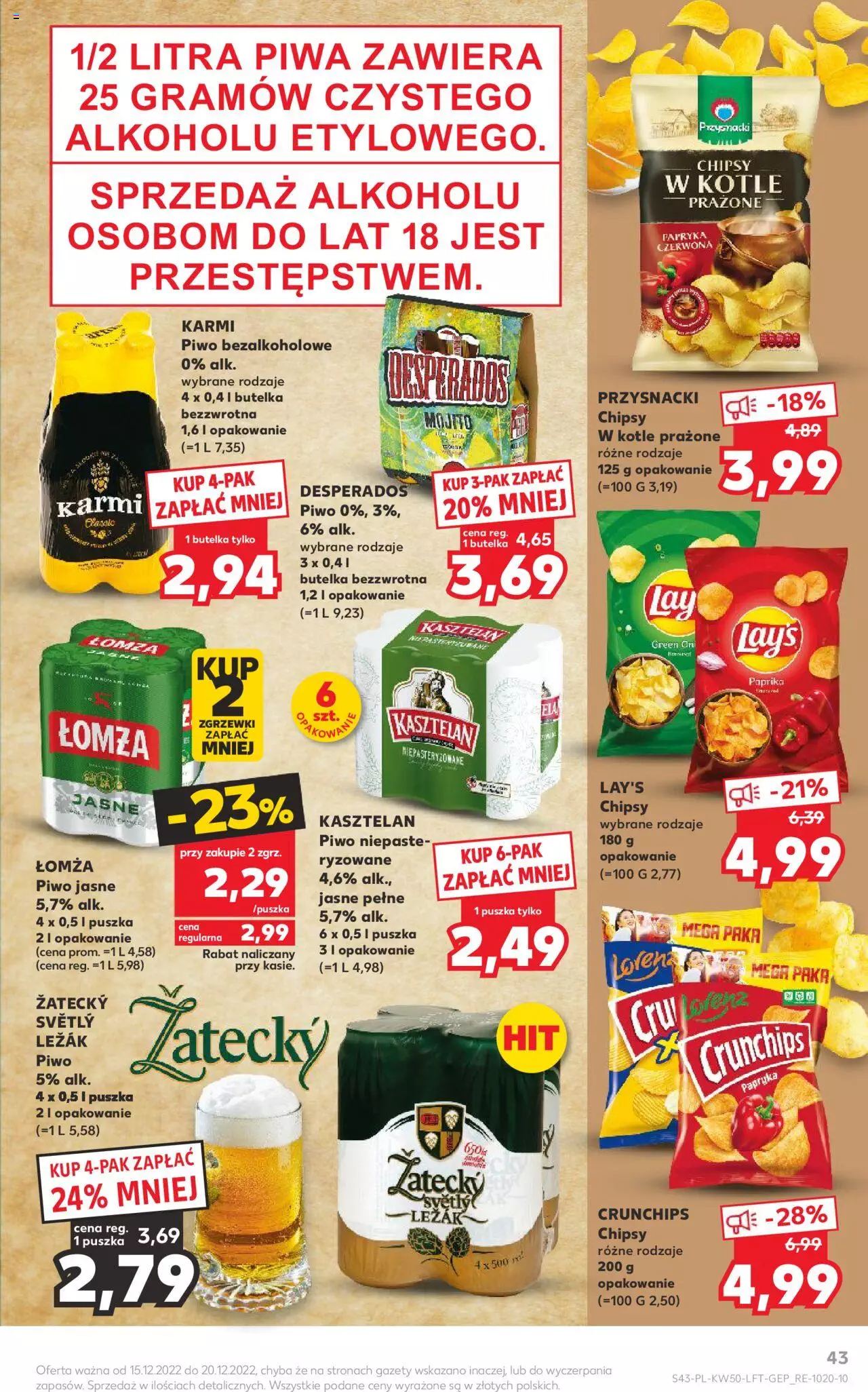KAUFLAND gazetka ważna od 15.12.2022 do 20.12.2022 strona 43