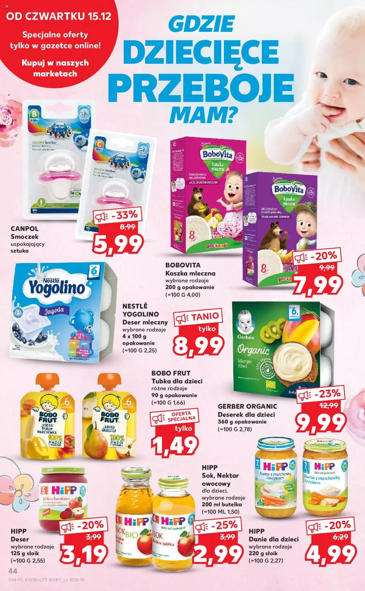 KAUFLAND gazetka ważna od 15.12.2022 do 20.12.2022 strona 44