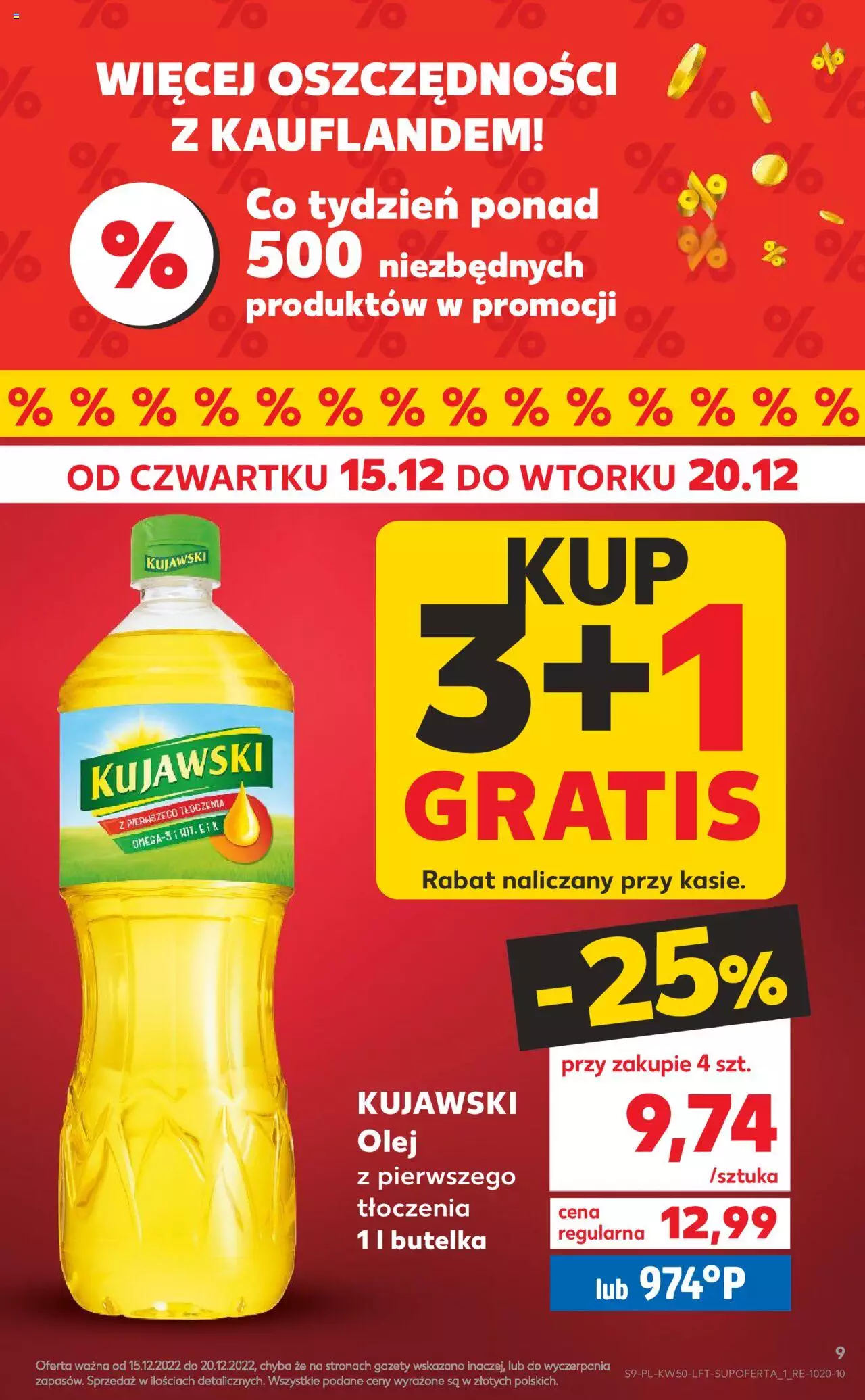 KAUFLAND gazetka ważna od 15.12.2022 do 20.12.2022 strona 9
