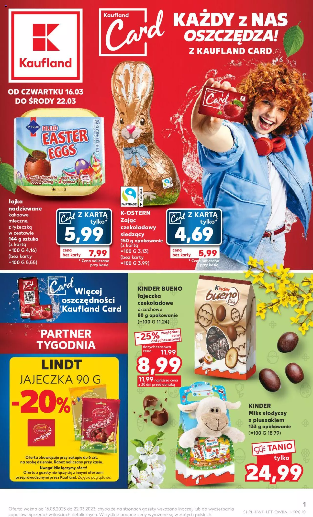 Kaufland gazetka ważna od 16.03.2023 do 22.03.2023 strona 1