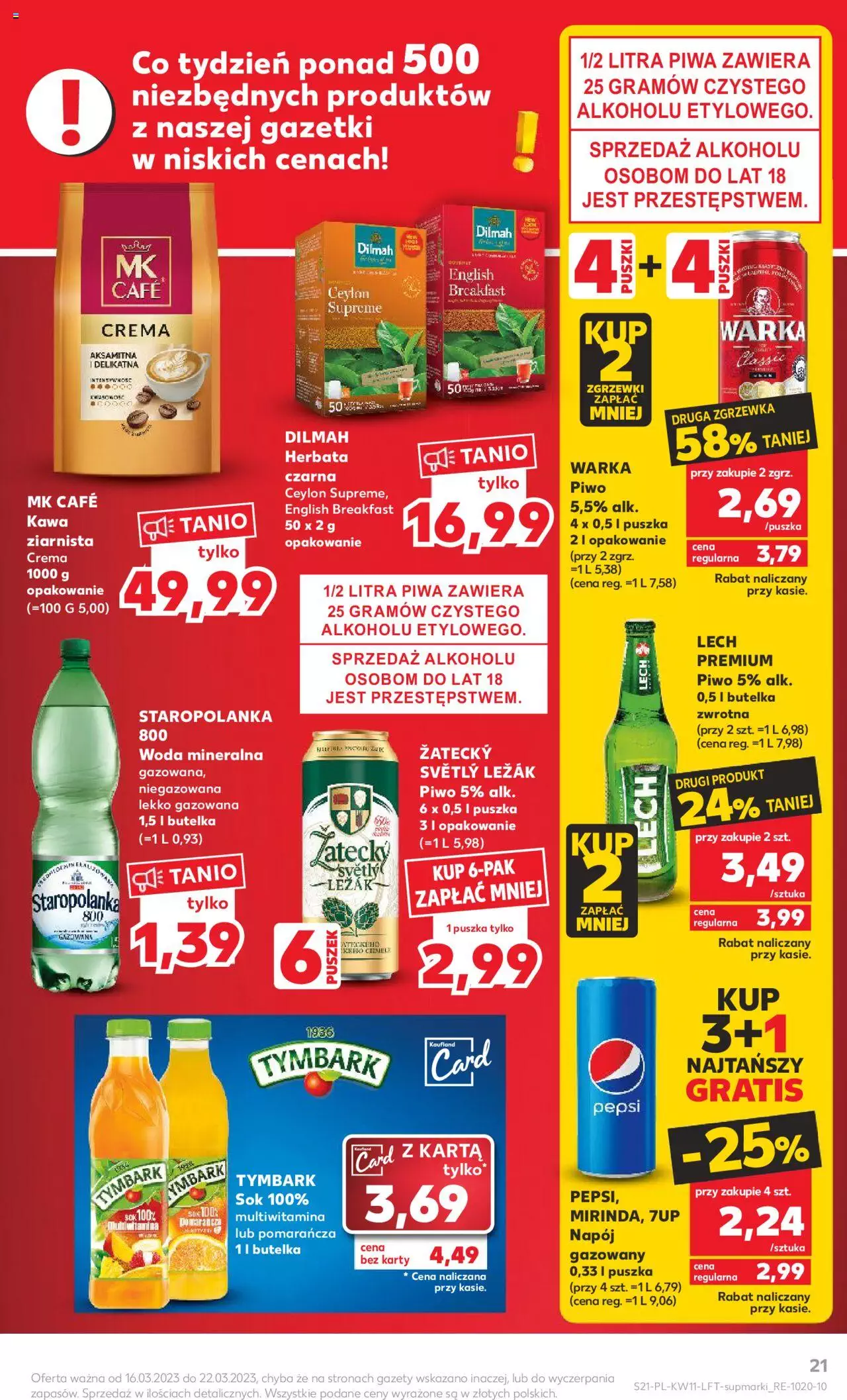 Kaufland gazetka ważna od 16.03.2023 do 22.03.2023 strona 21