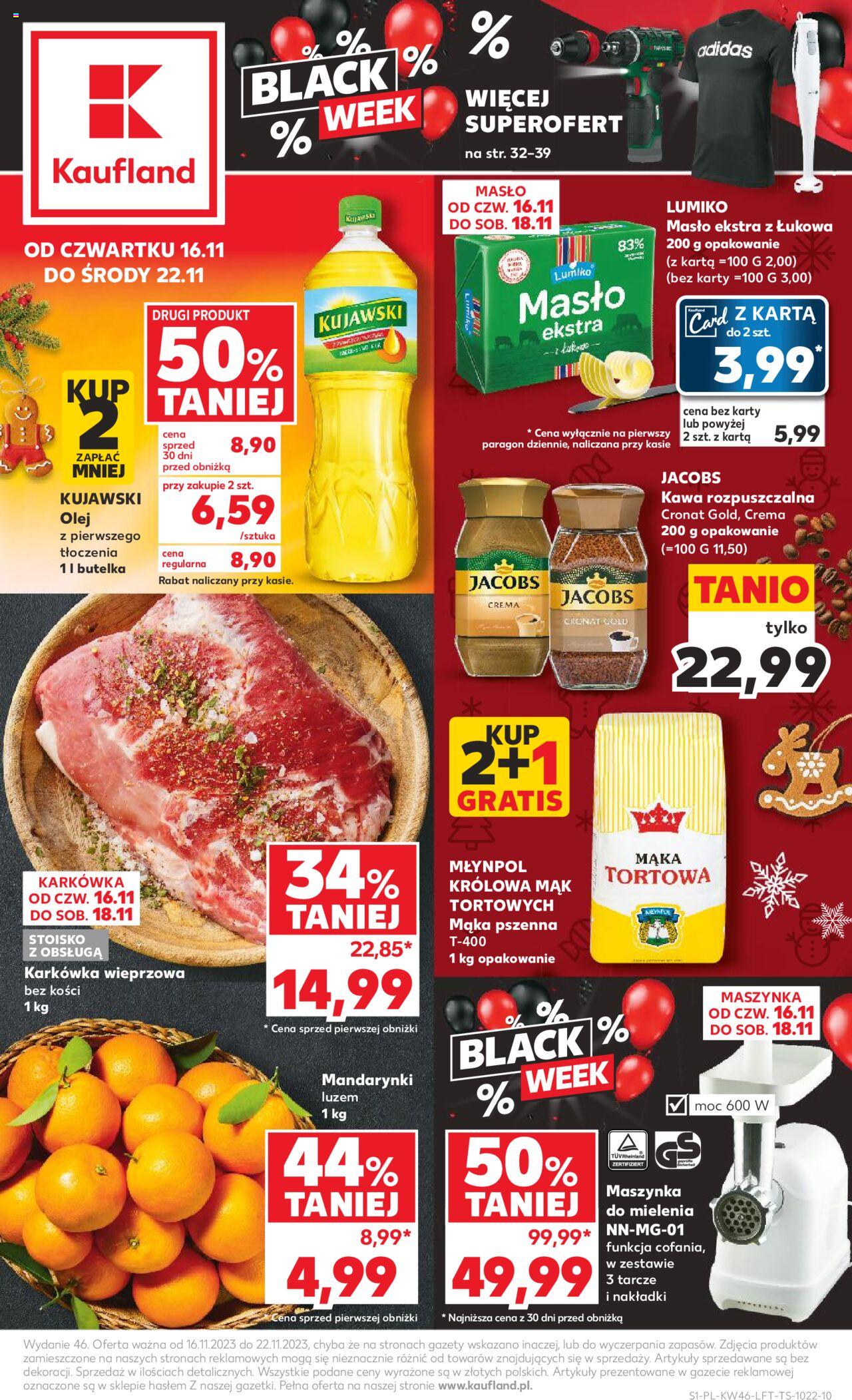 Kaufland gazetka ważna od 16.11.2023 do 22.11.2023 strona 1
