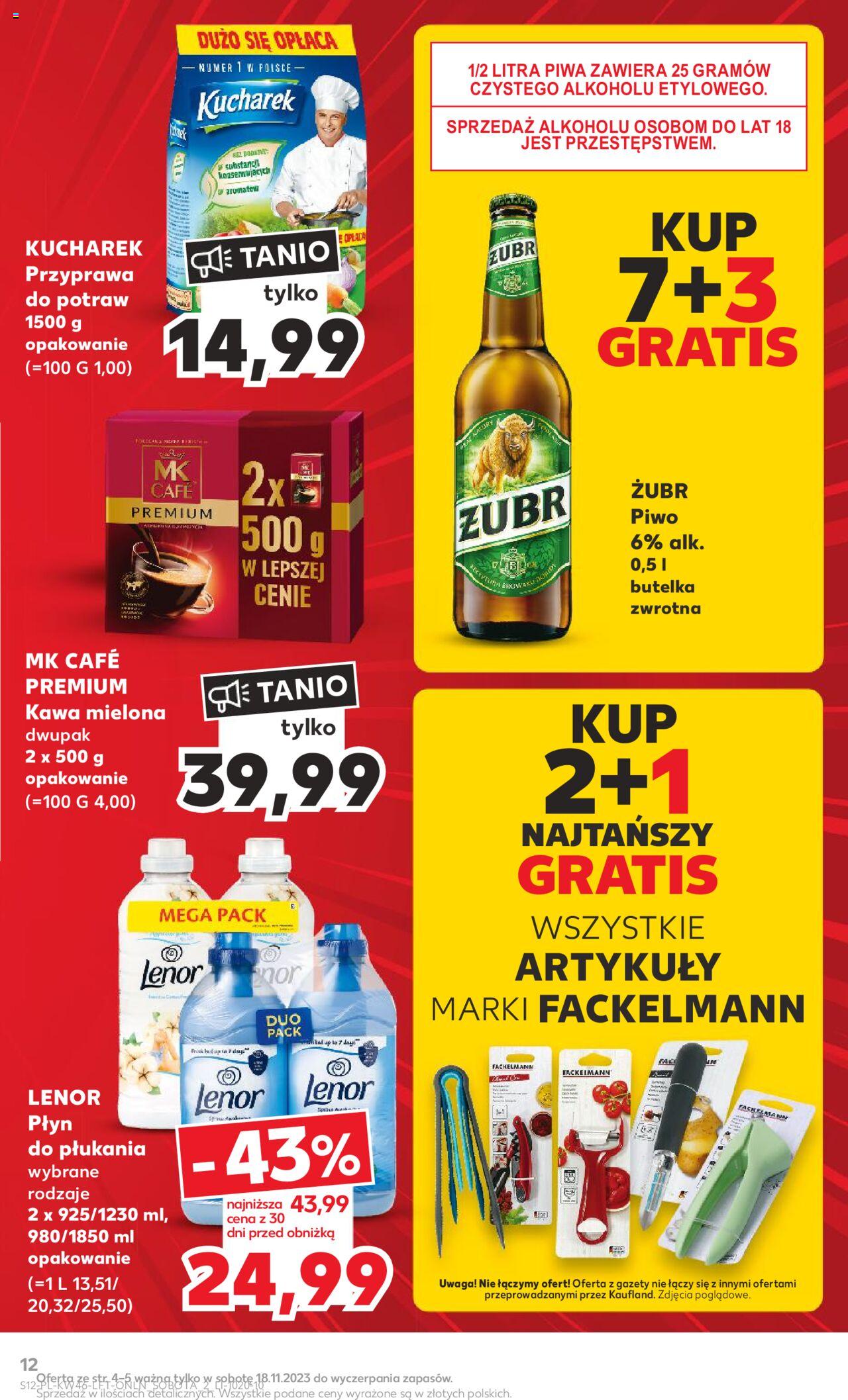 Kaufland gazetka ważna od 16.11.2023 do 22.11.2023 strona 12
