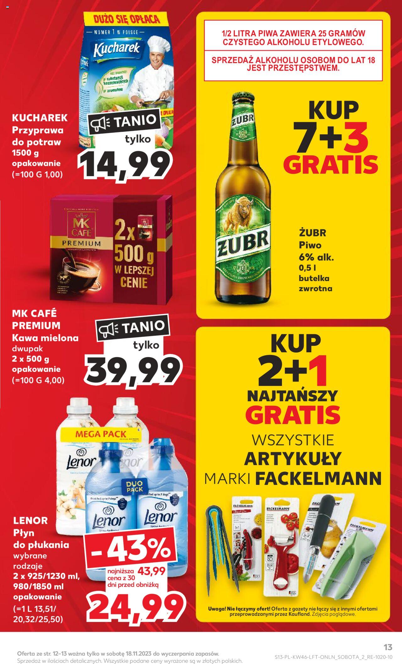 Kaufland gazetka ważna od 16.11.2023 do 22.11.2023 strona 13