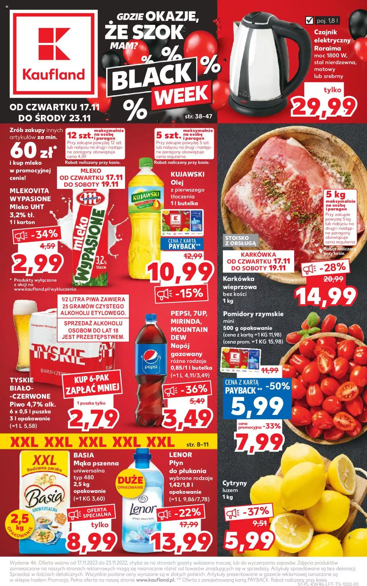 Kaufland gazetka ważna od 17.11.2022 do 23.11.2022 strona 1