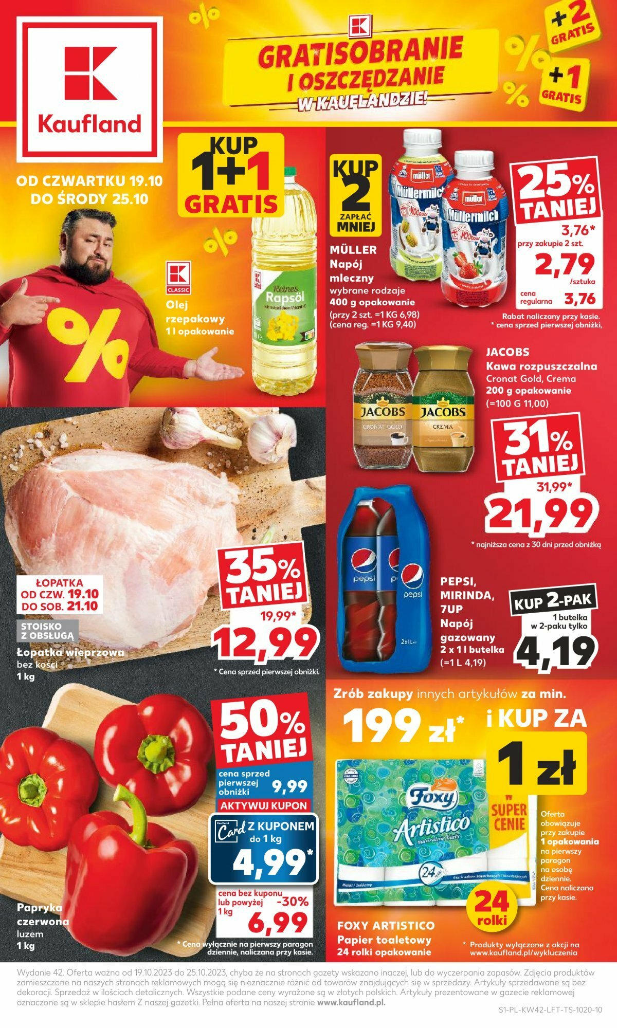 KAUFLAND gazetka ważna od 19.10.2023 do 25.10.2023 strona 1