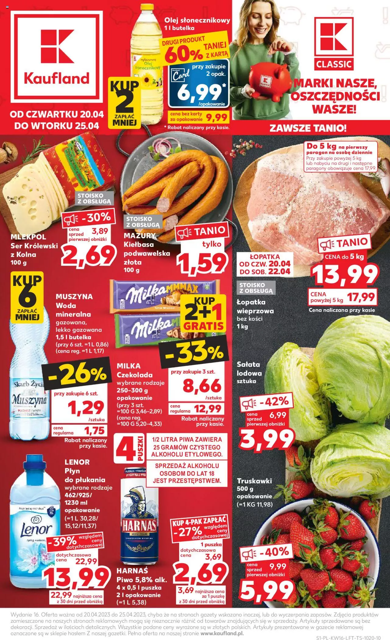 KAUFLAND gazetka ważna  od  20.04.2023 do 25.04.2023 strona 1