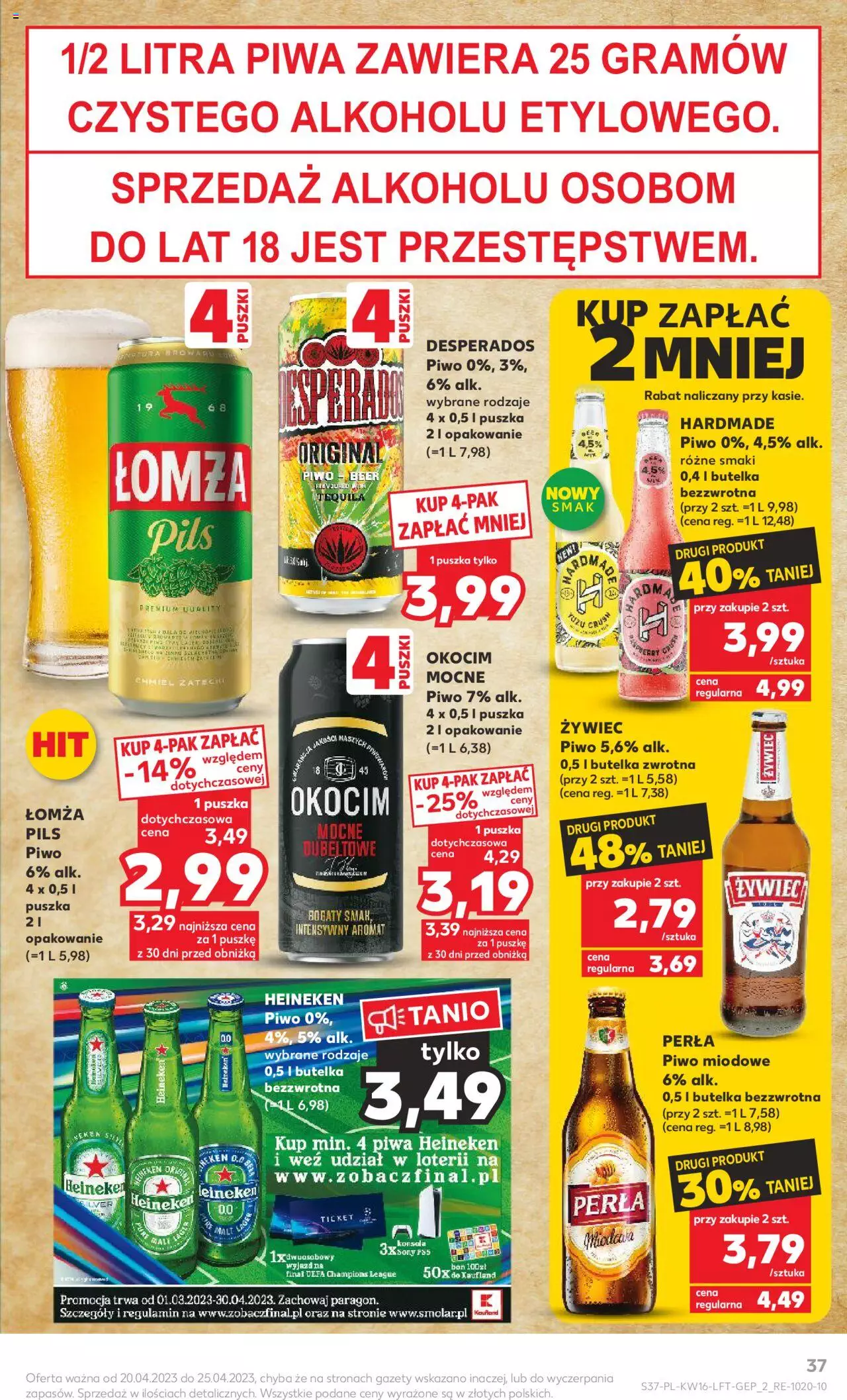 KAUFLAND gazetka ważna  od  20.04.2023 do 25.04.2023 strona 37