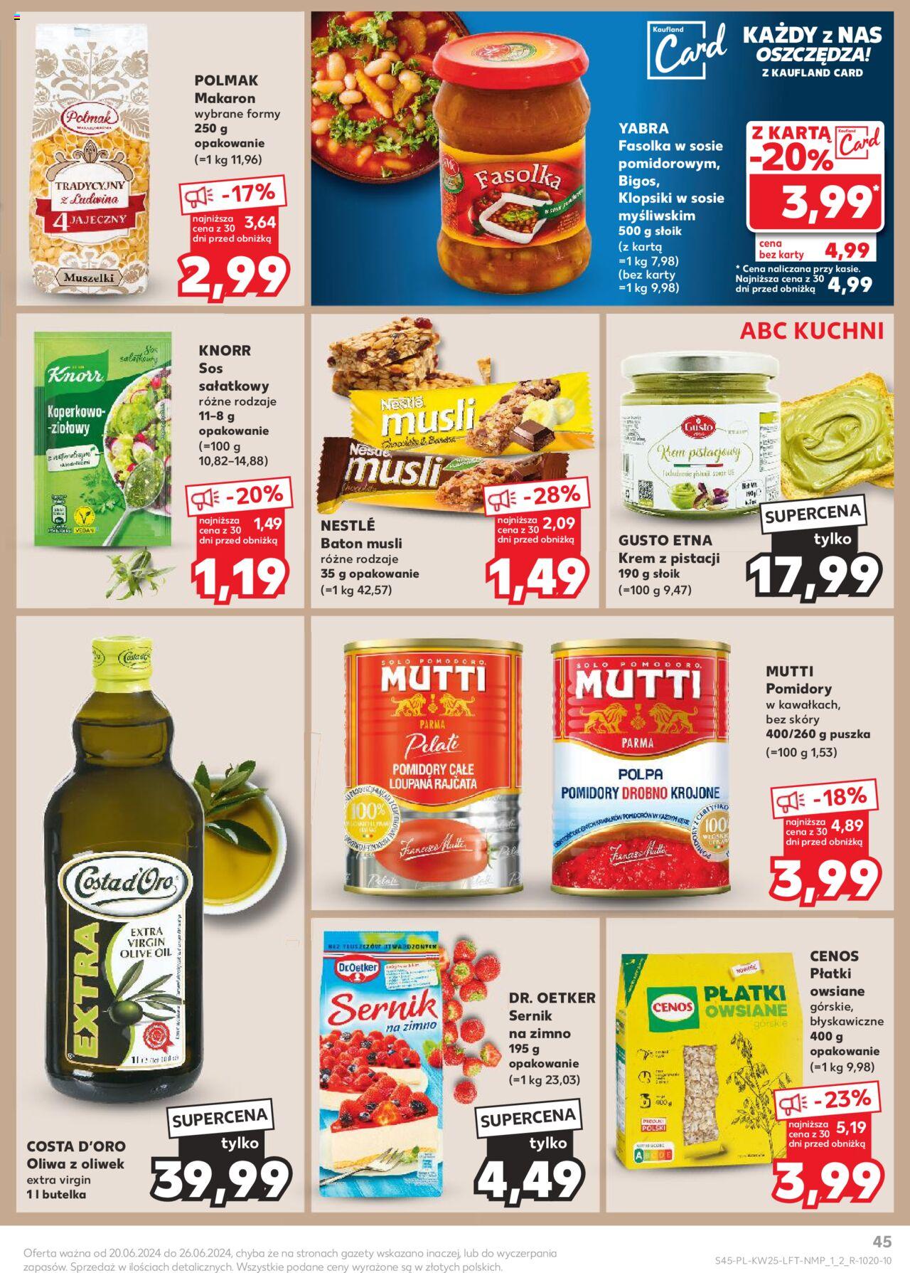KAUFLAND gazetka ważna od 20.06.2024 do 26.06.2024 strona 45