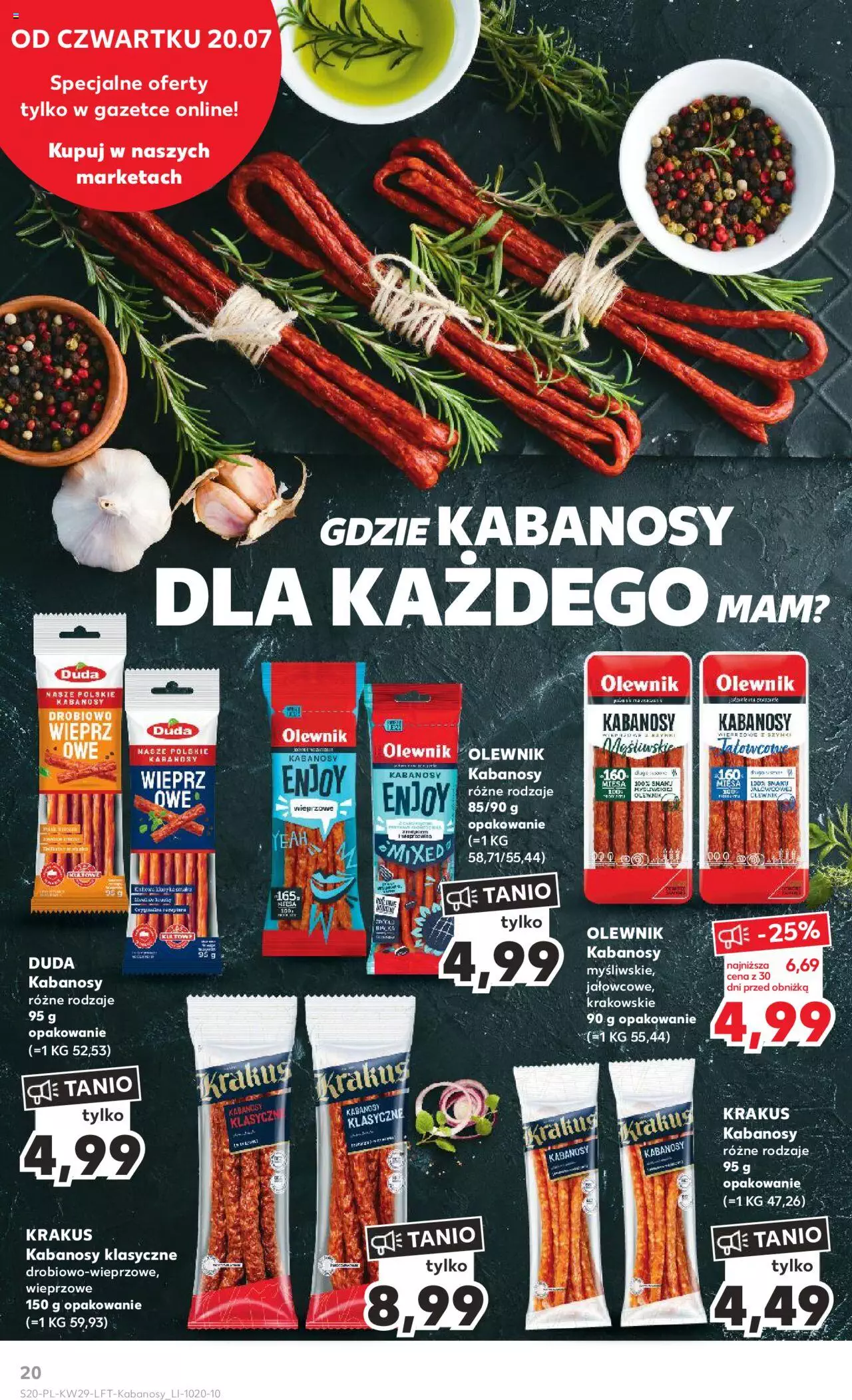 KAUFLAND gazetka ważna od 20.07.2023 do 26.07.2023 strona 20