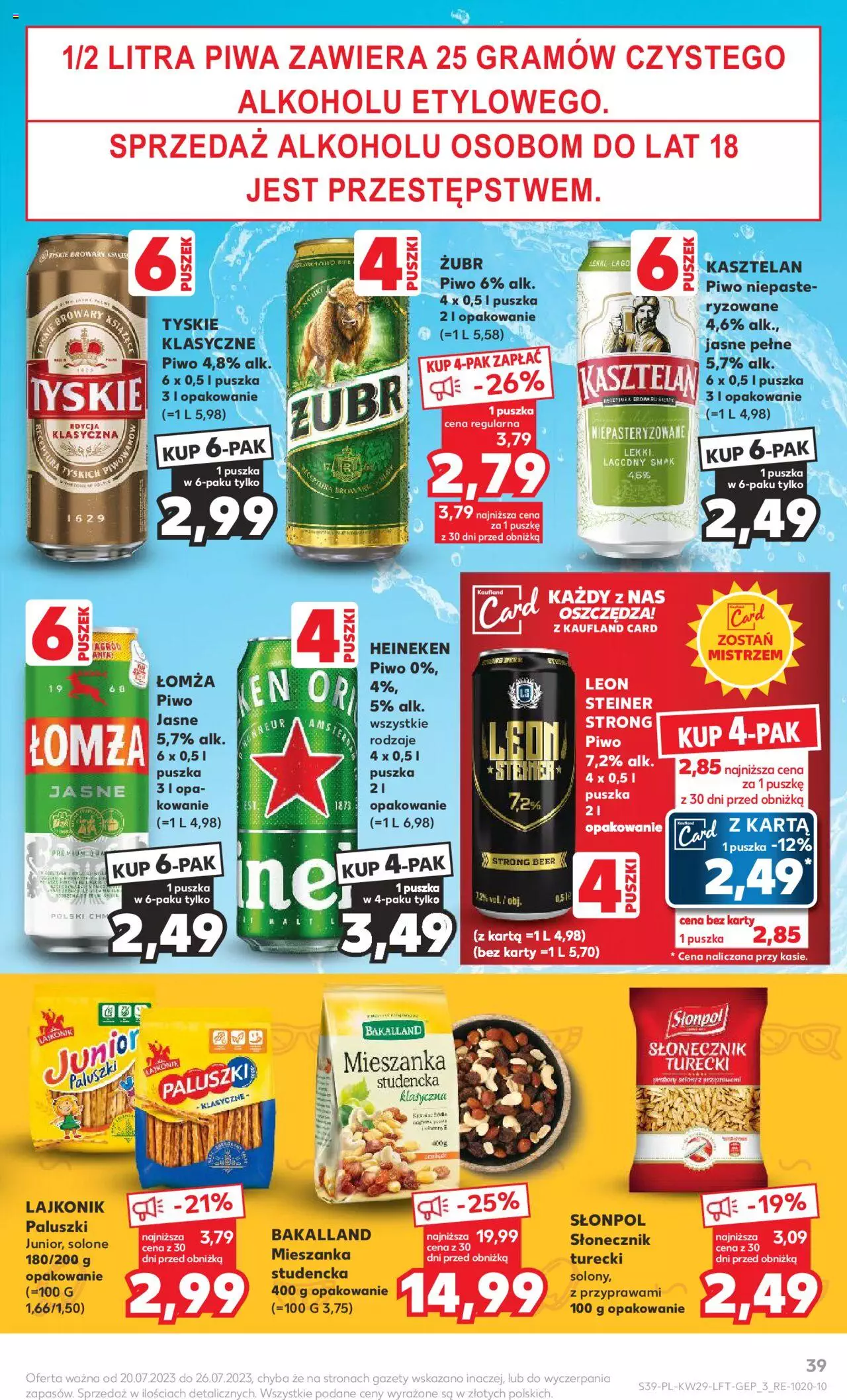 KAUFLAND gazetka ważna od 20.07.2023 do 26.07.2023 strona 39