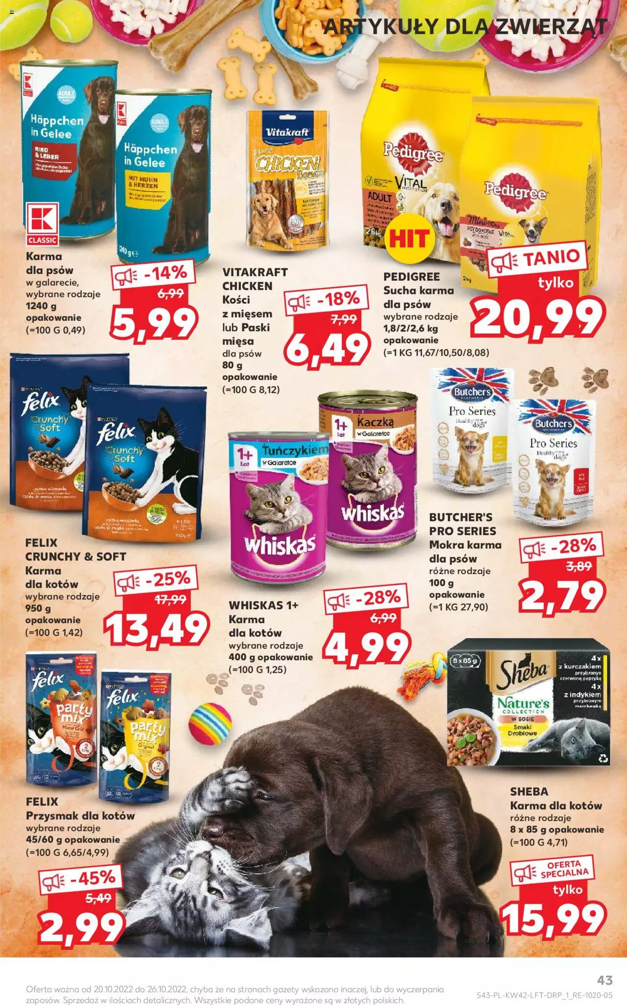 KAUFLAND gazetka ważna od 20.10.2022 do 26.10.2022 strona 43
