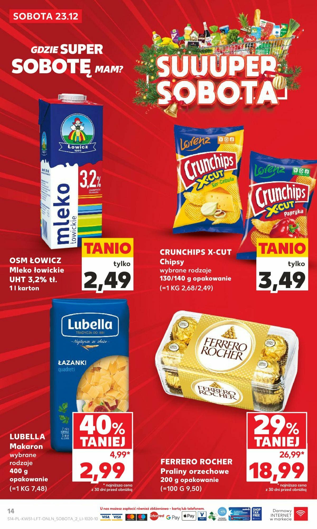 Kaufland gazetka ważna od 20.12.2023 do 23.12.2023 strona 14