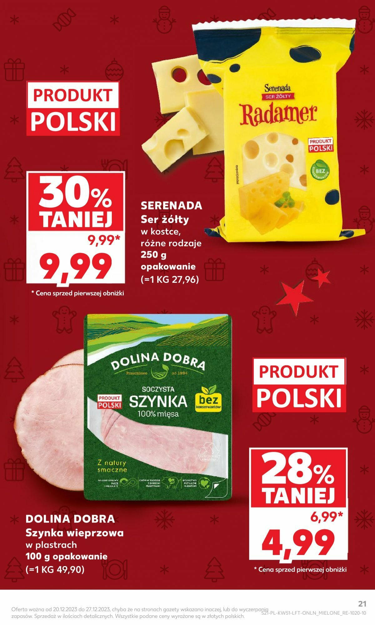 Kaufland gazetka ważna od 20.12.2023 do 23.12.2023 strona 20