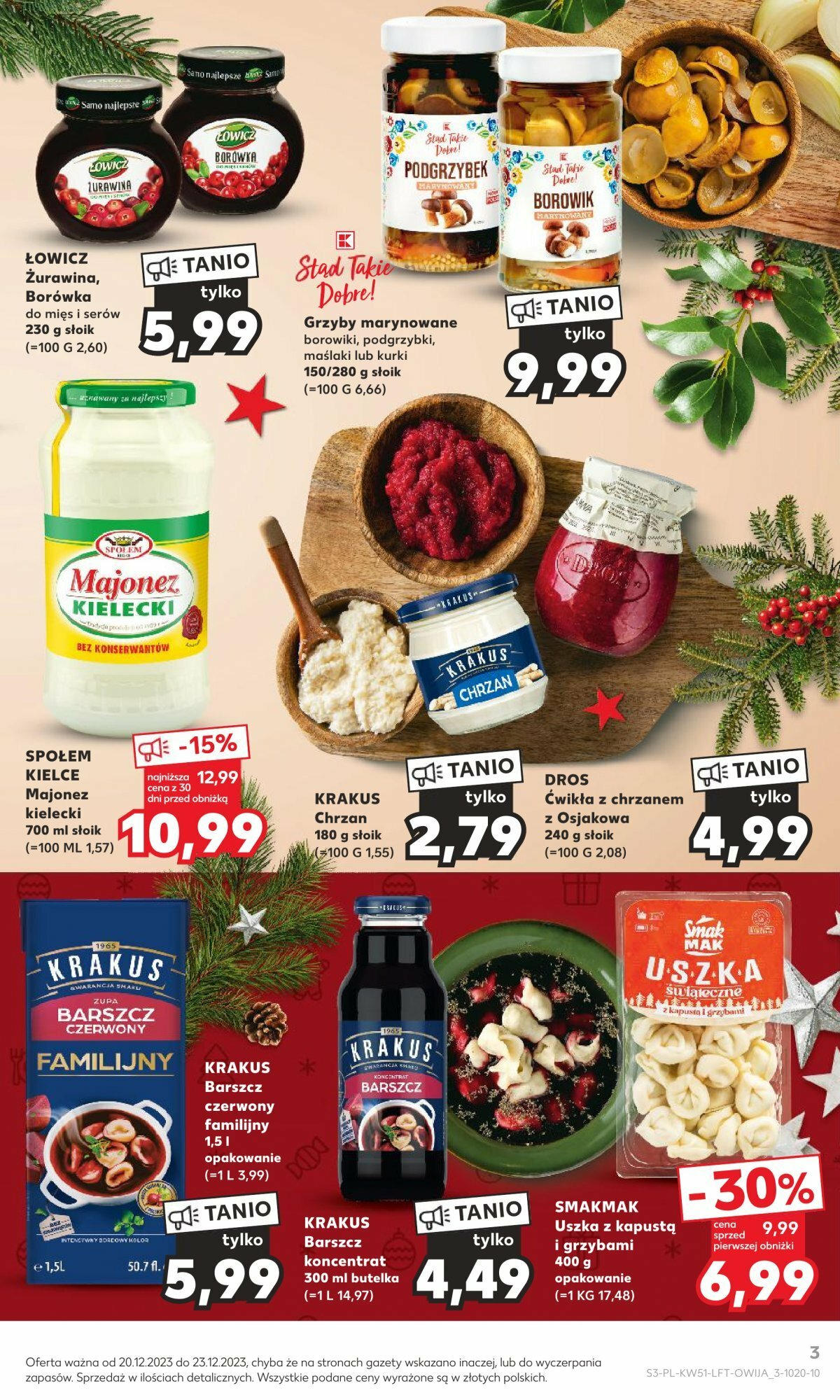 Kaufland gazetka ważna od 20.12.2023 do 23.12.2023 strona 3